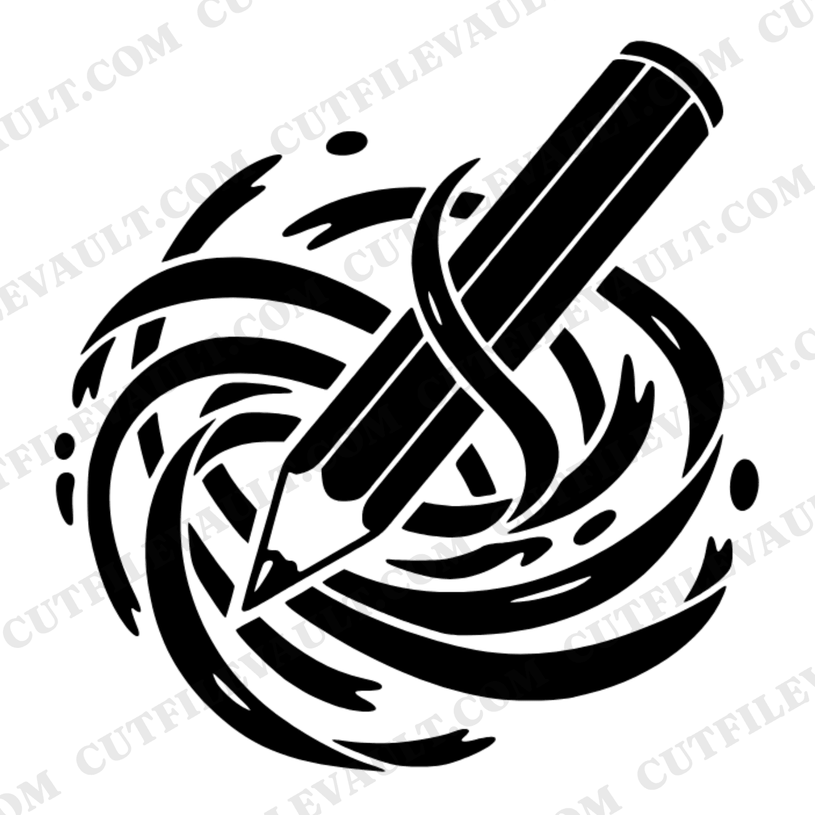 Carpenter Pencil SVG, Wood Shavings PNG, Workshop Tool Cut File, Mentorship Design, Vinyl Decal — view 1