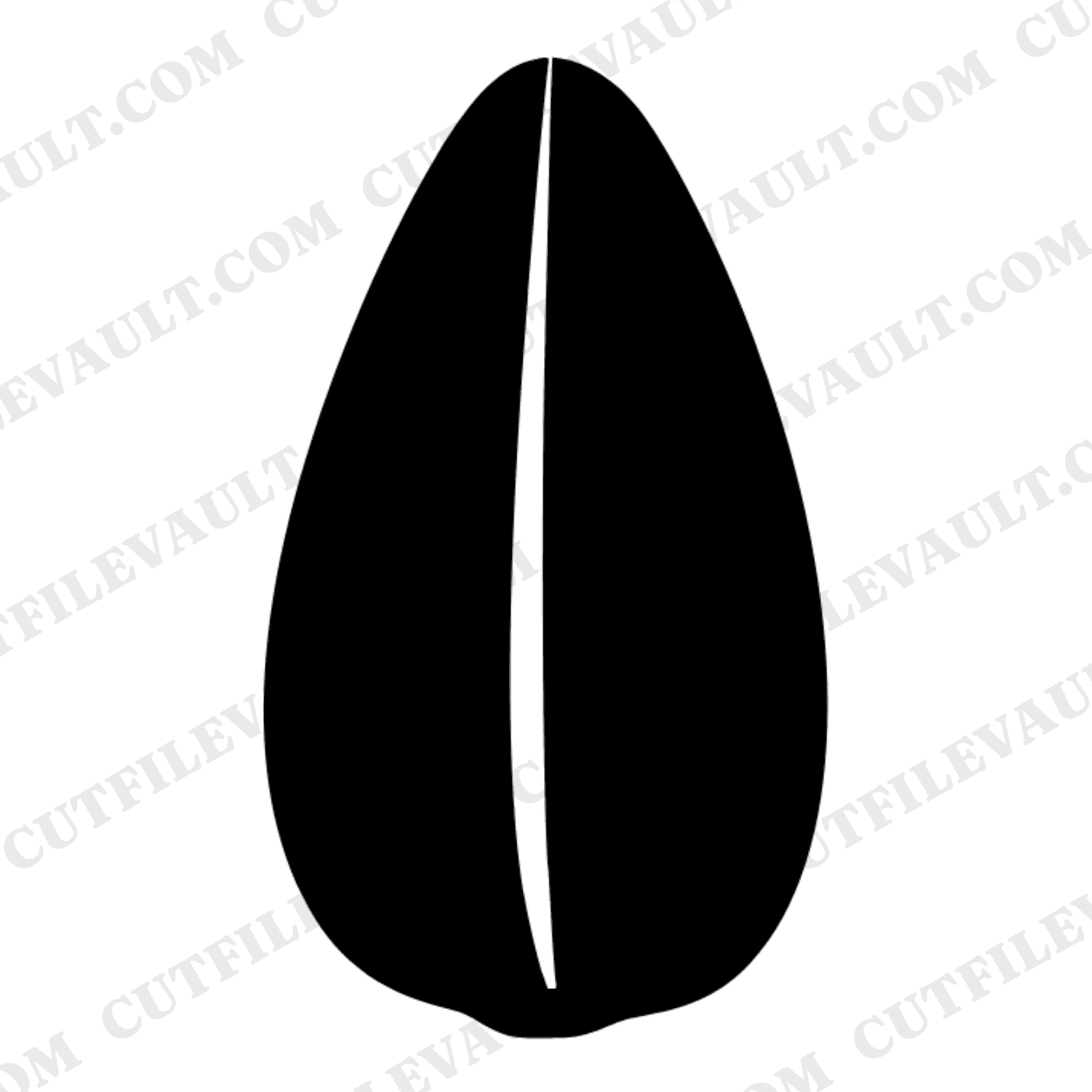 National Trail Mix Day Sunflower Seed SVG PNG Cut File Modern Minimalist Kitchen Decor Silhouette — view 1