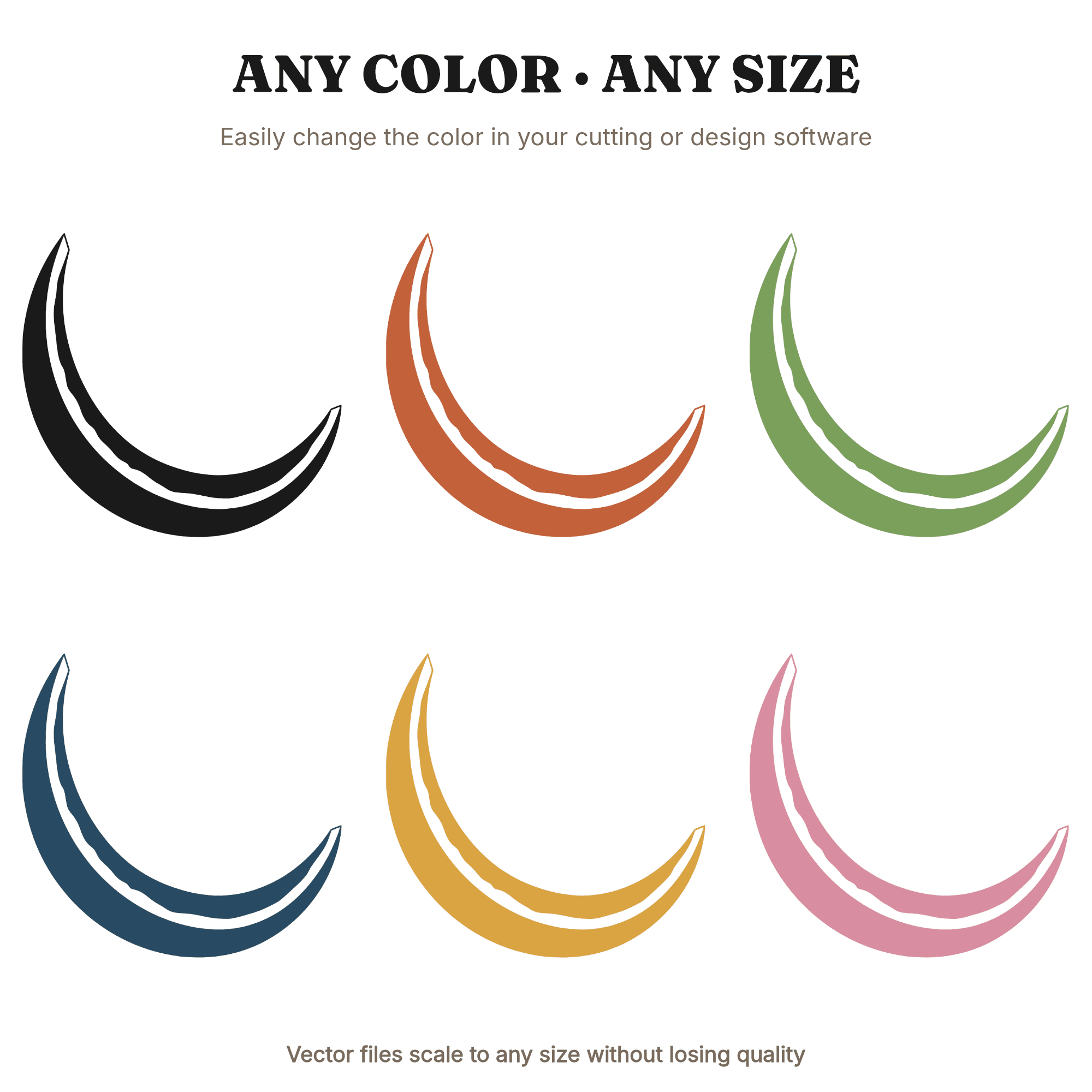 Watermelon Rind SVG PNG, Curved Shell Negative Space Cut File, Summer Fruit Silhouette Design — view 2