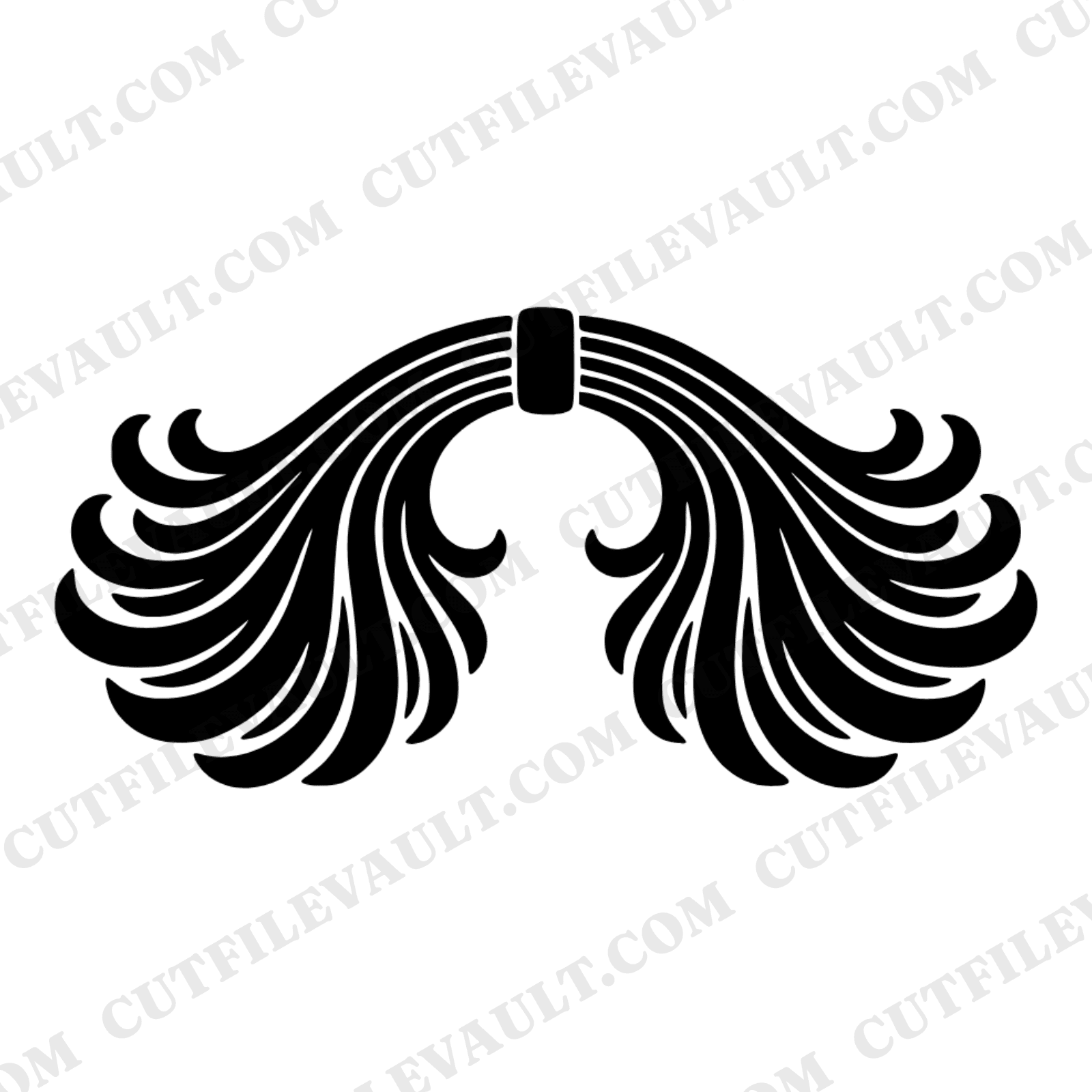Retro Book Bridge SVG PNG, Art Nouveau Reading Waves Cut File, 70s Back to School Design — view 1