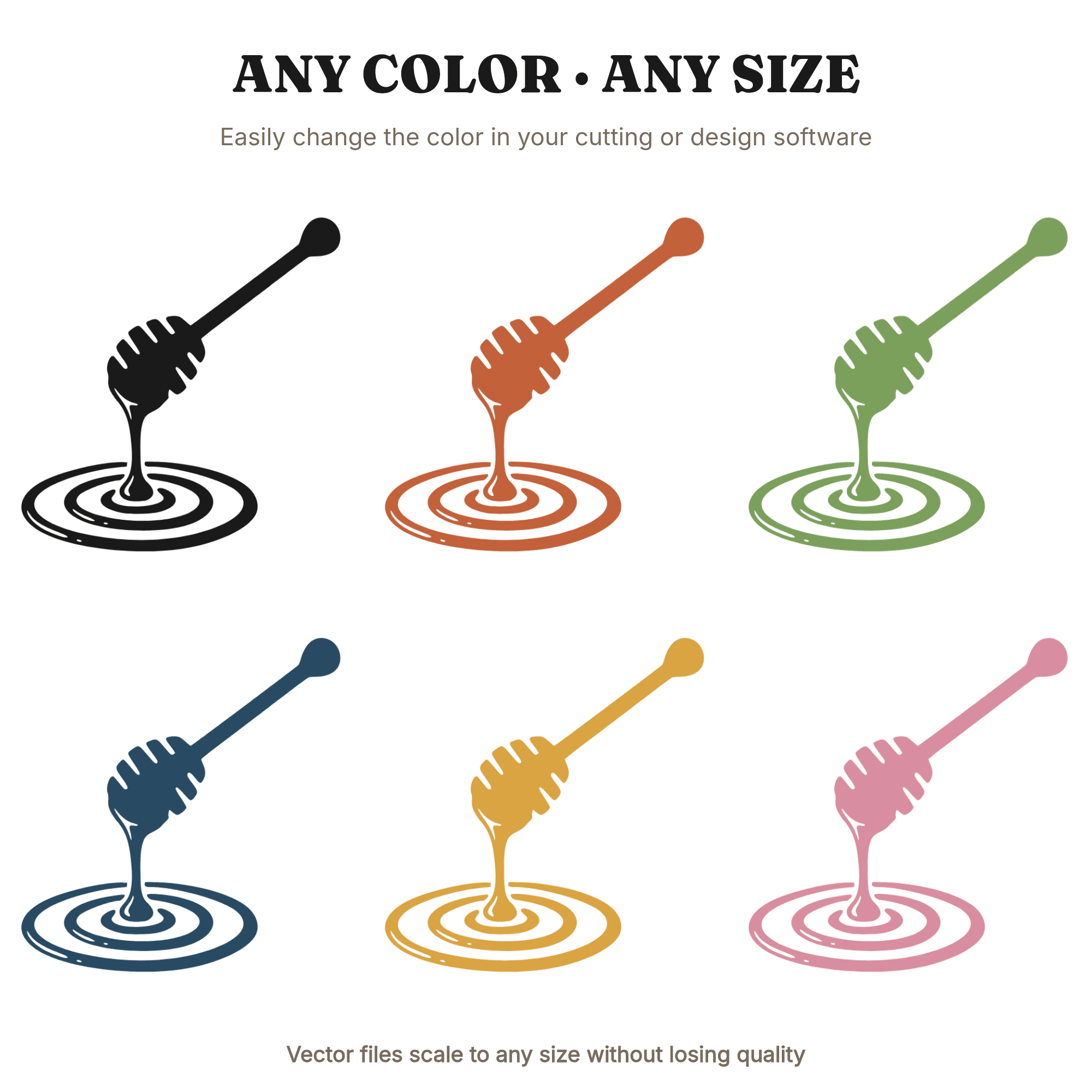 Mabon Honey Dipper SVG PNG, Autumn Equinox Kitchen Witch Clipart, Harvest Abundance Cut File — view 2