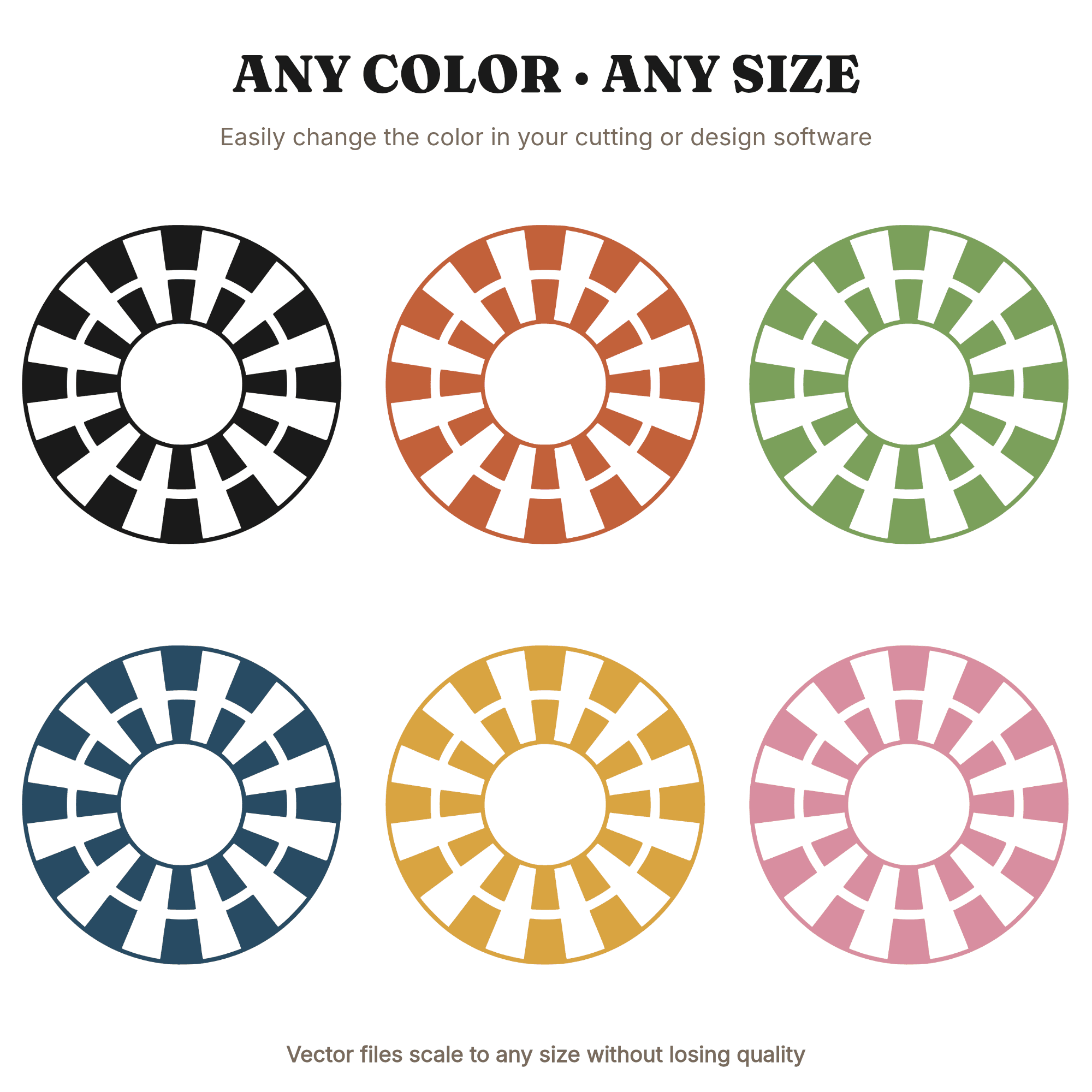 Retro 1970s Pool Float SVG PNG, Vintage Inflatable Ring Top View, Groovy Summer Circle Cut File — view 2