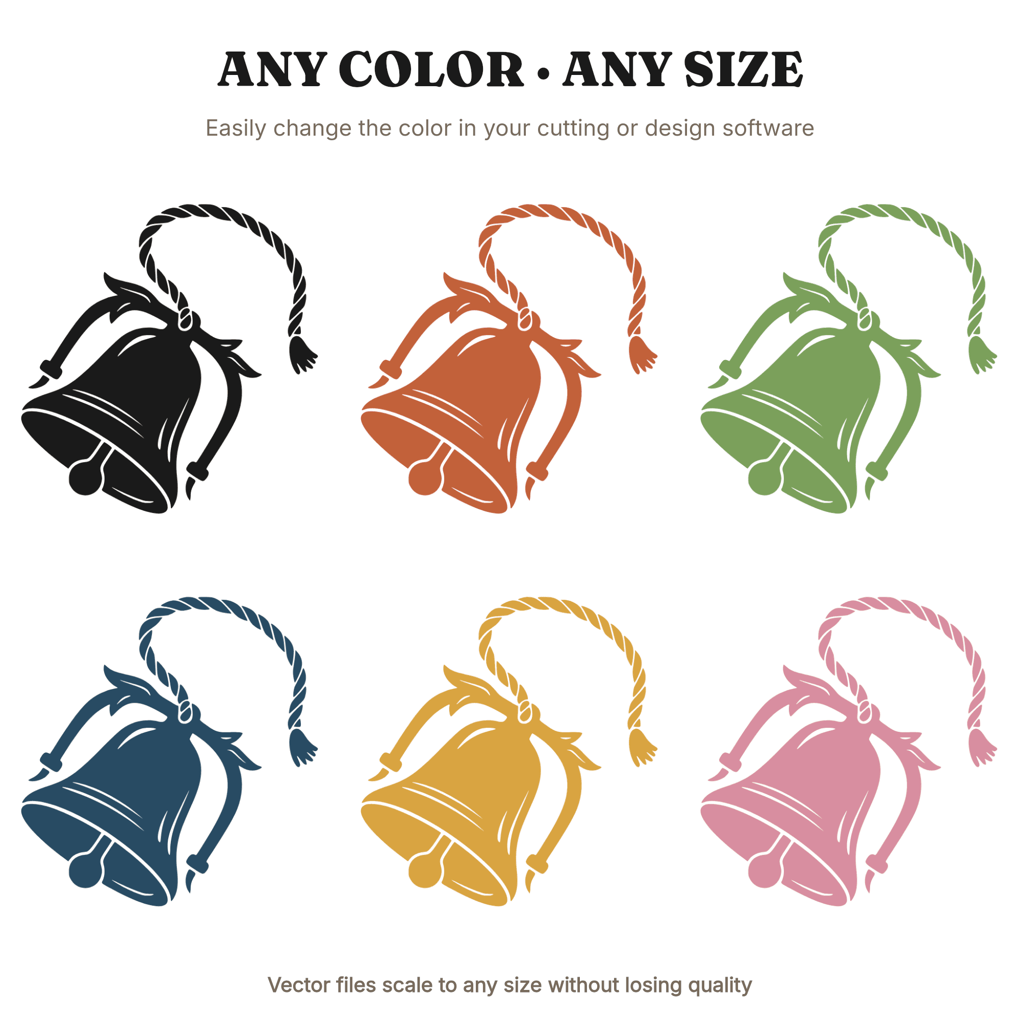Vintage Schoolhouse Bell SVG PNG, School Bell Cut File, Back to School SVG, Nostalgic Bell Silhouette — view 2