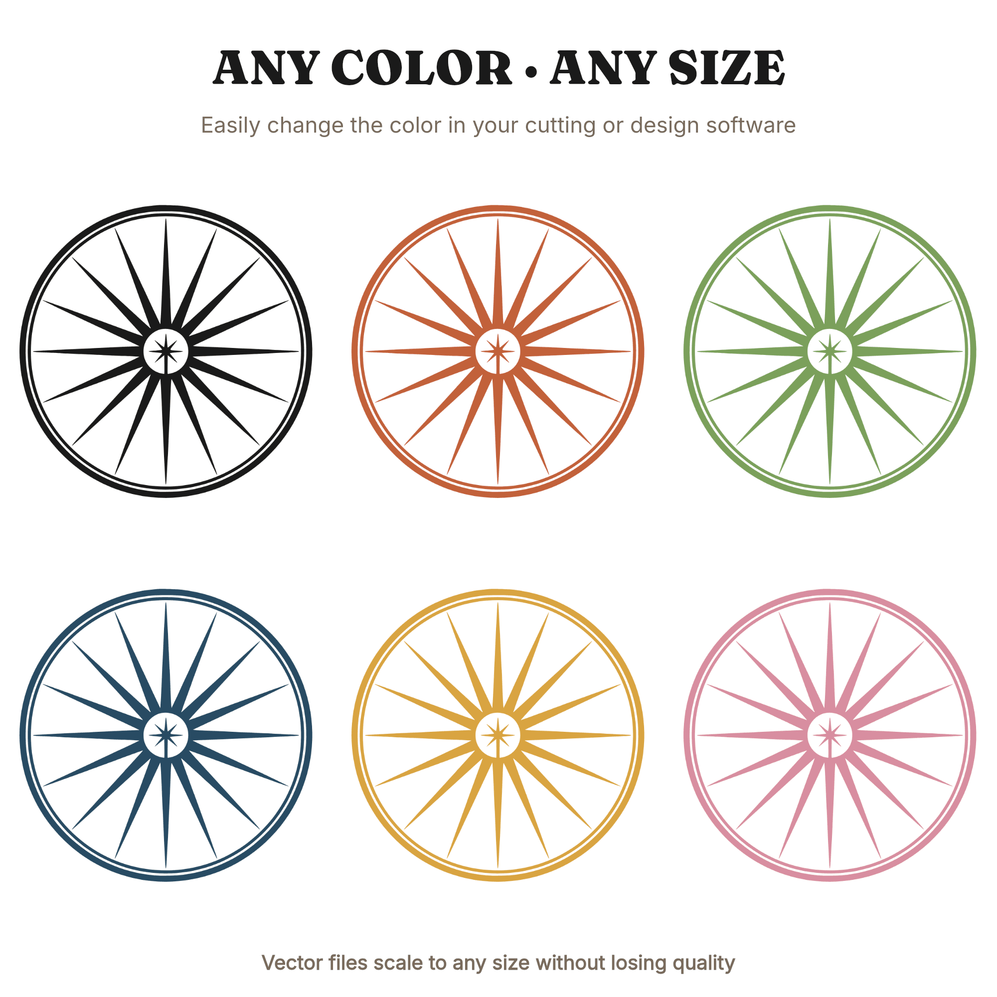 Celestial Sparkler Wax Seal SVG PNG, July 4th Firework Burst Cut File, Independence Day Mystical — view 2
