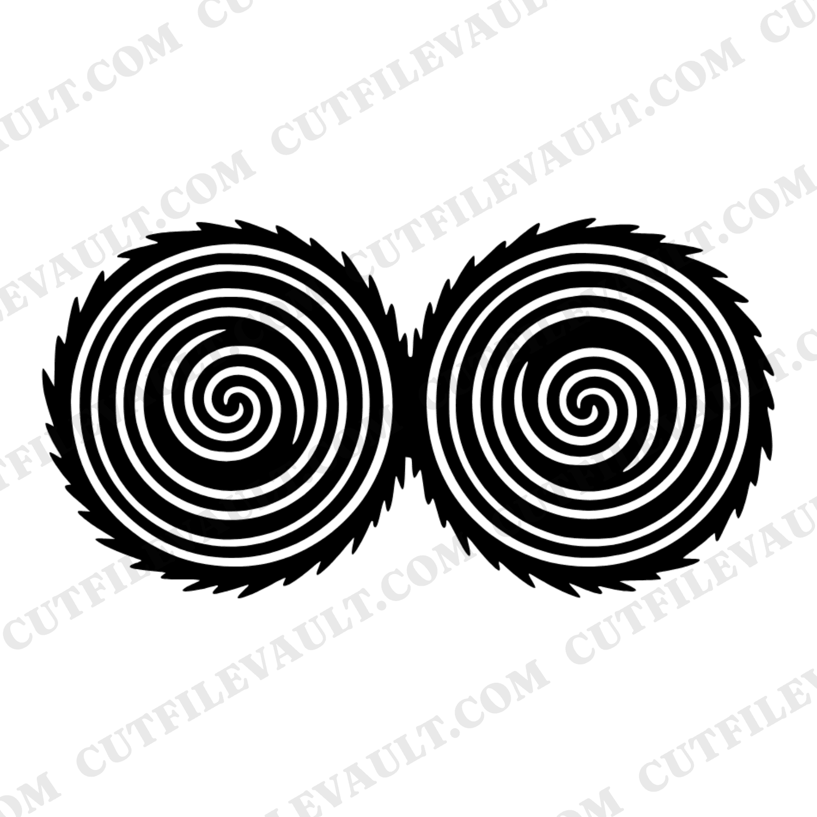 Labor Day Hay Bales SVG PNG, Overhead Truck Bed View, Art Deco Geometric Farm Harvest Cut File — view 1