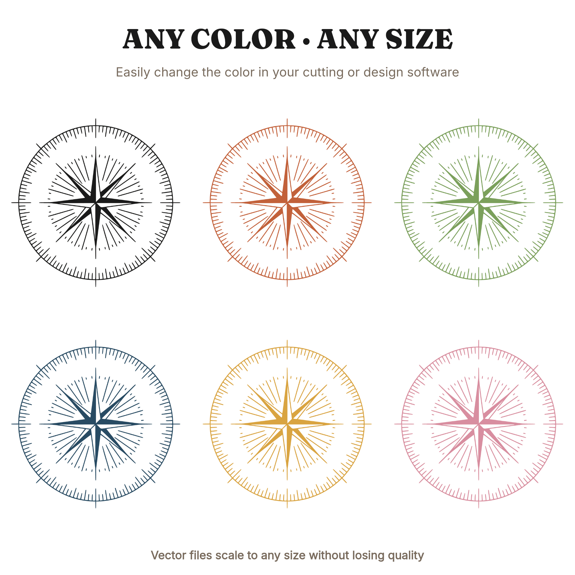 Geometric Protractor Mandala SVG PNG, Compass Rose Back to School Cut File, Math Teacher Clipart — view 2