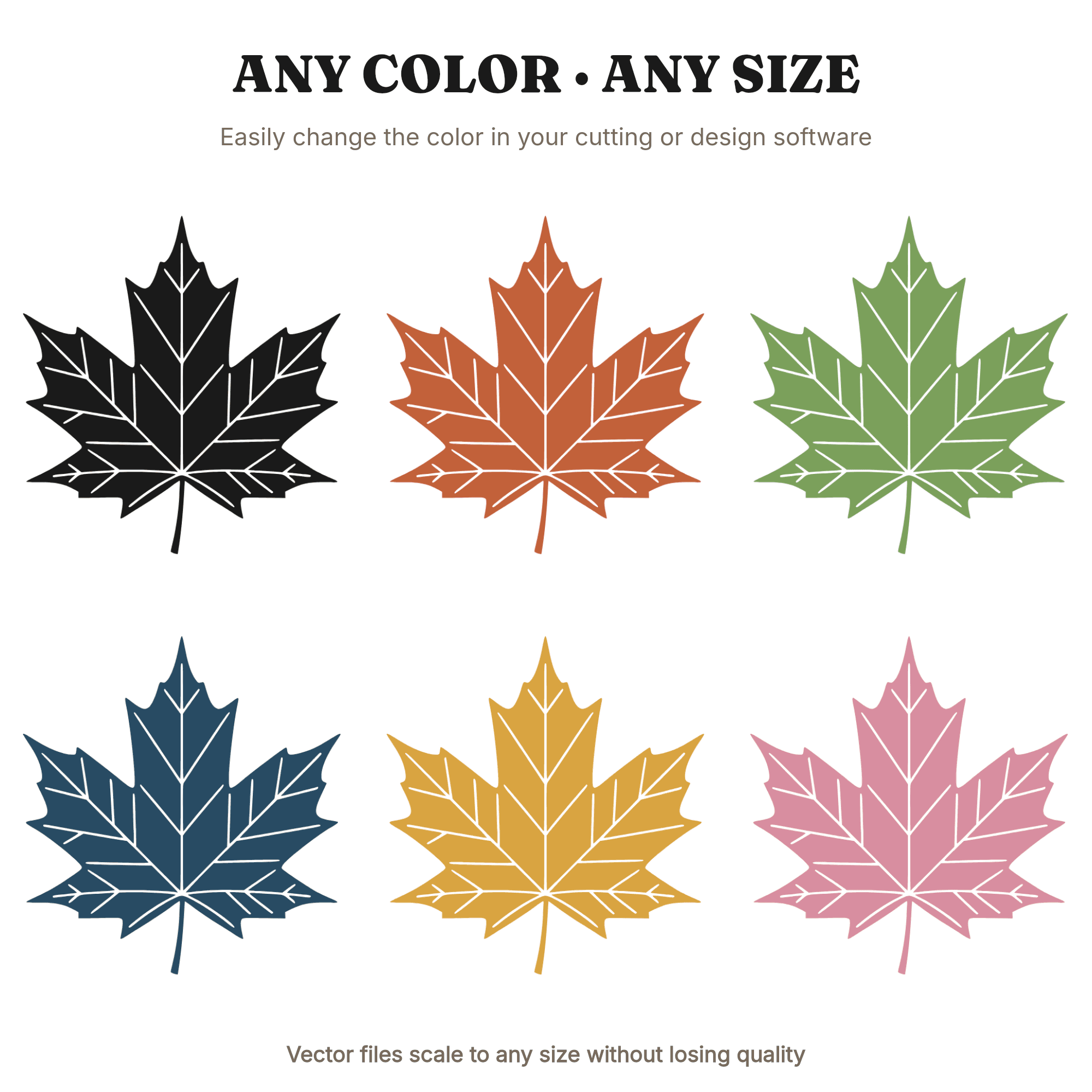First Day of Fall Stained Glass Maple Leaf SVG PNG Cut File Autumn Layered Vinyl Craft Design — view 2
