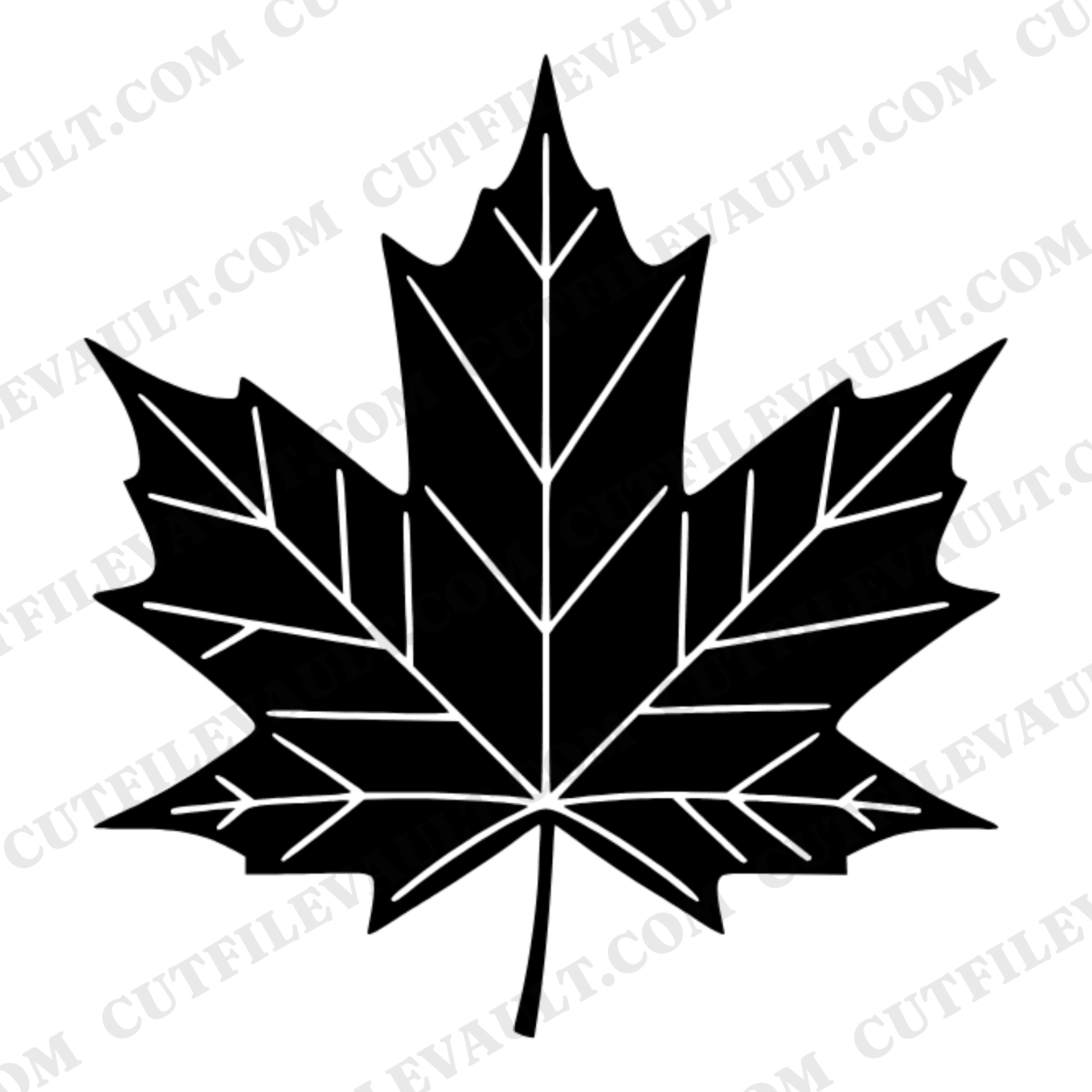 First Day of Fall Stained Glass Maple Leaf SVG PNG Cut File Autumn Layered Vinyl Craft Design — view 1
