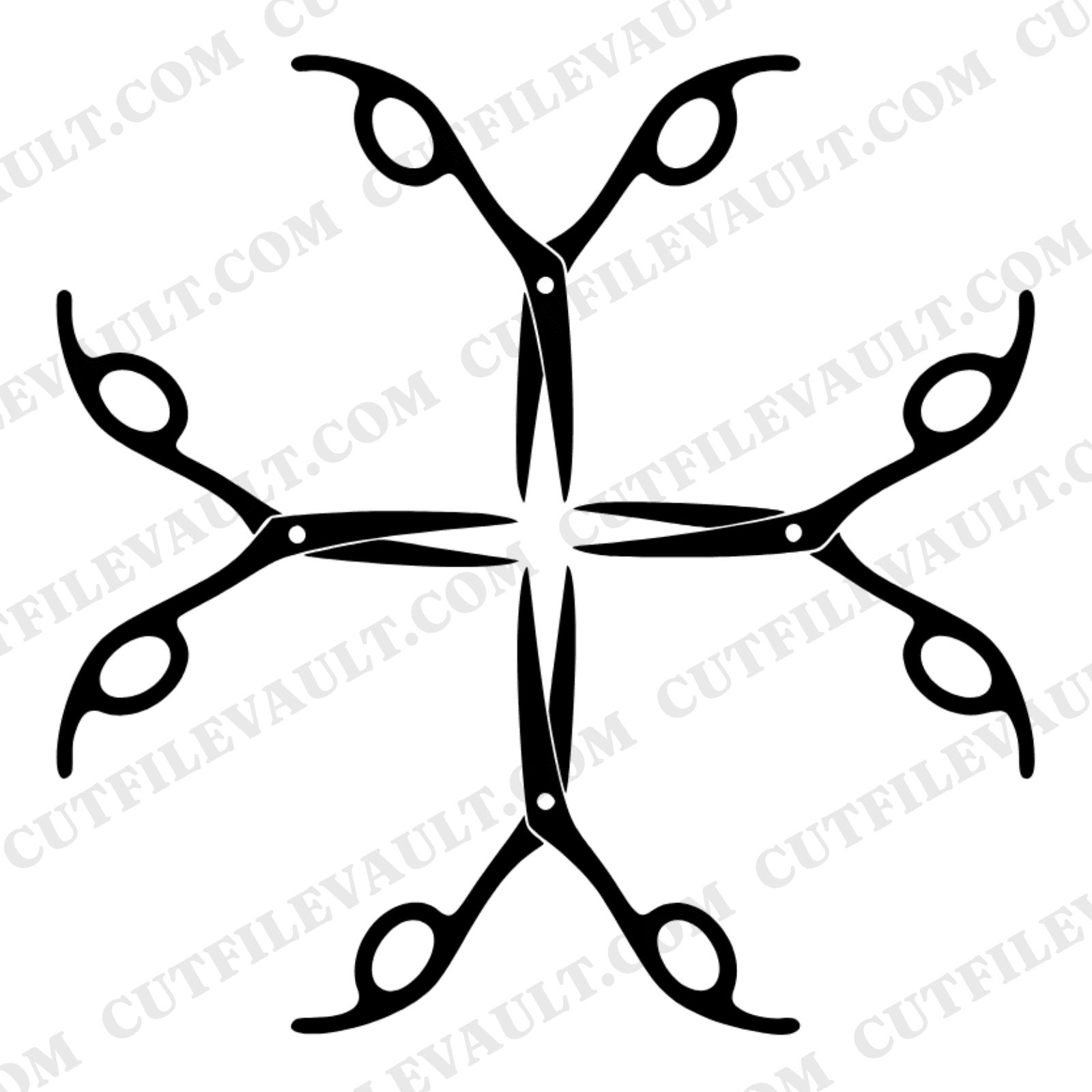 Scissors Wreath SVG PNG, Teacher Gift Medallion, Back to School Starburst, Classroom Decor Cut File — view 1
