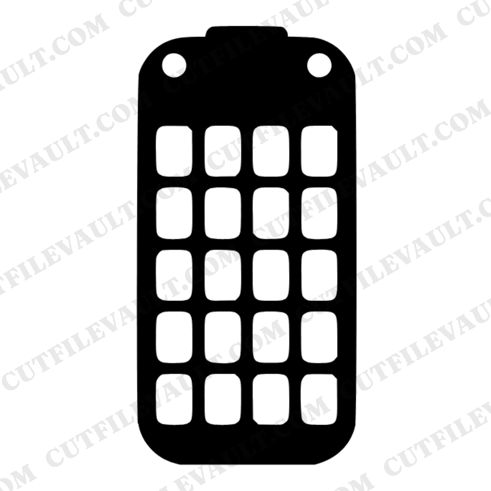Nordic School Bus Top View SVG PNG Minimalist Silhouette Cut File for Kids Room Decor Locker Tags — view 1