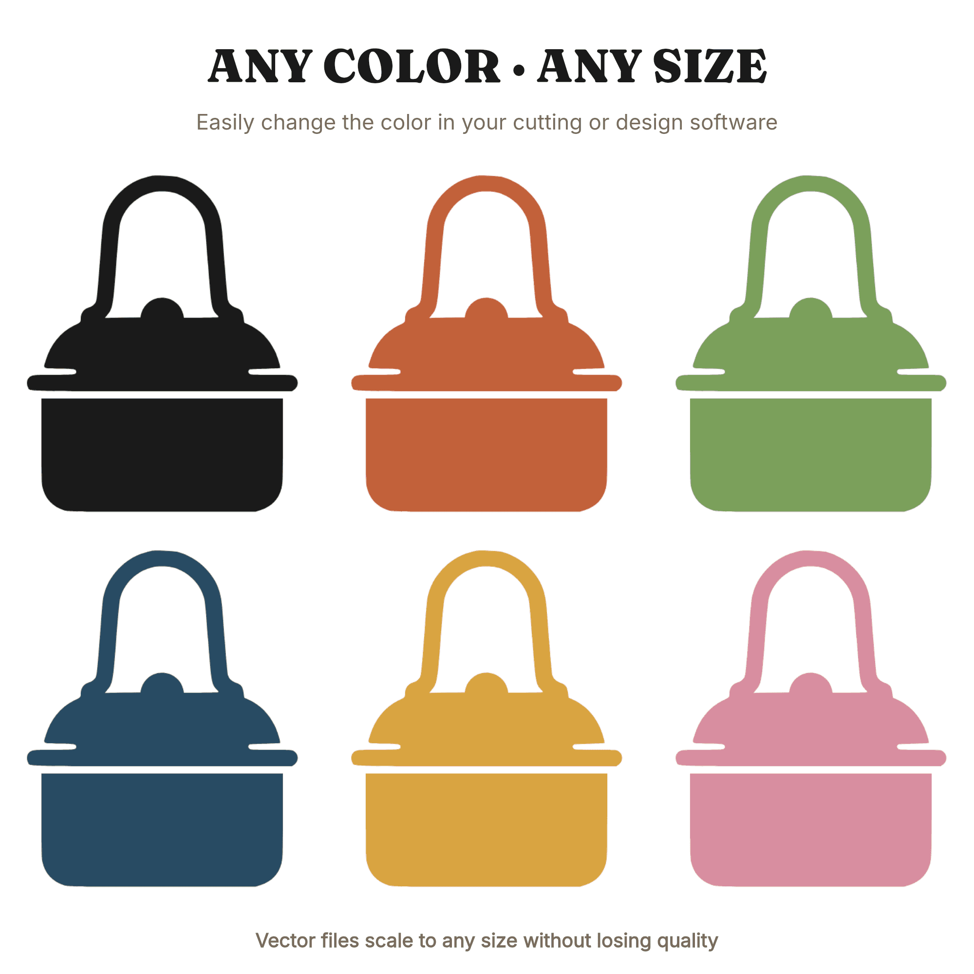 Vintage Lunchbox Cookie Cutter SVG PNG Back to School Cut File for Cricut Silhouette — view 2