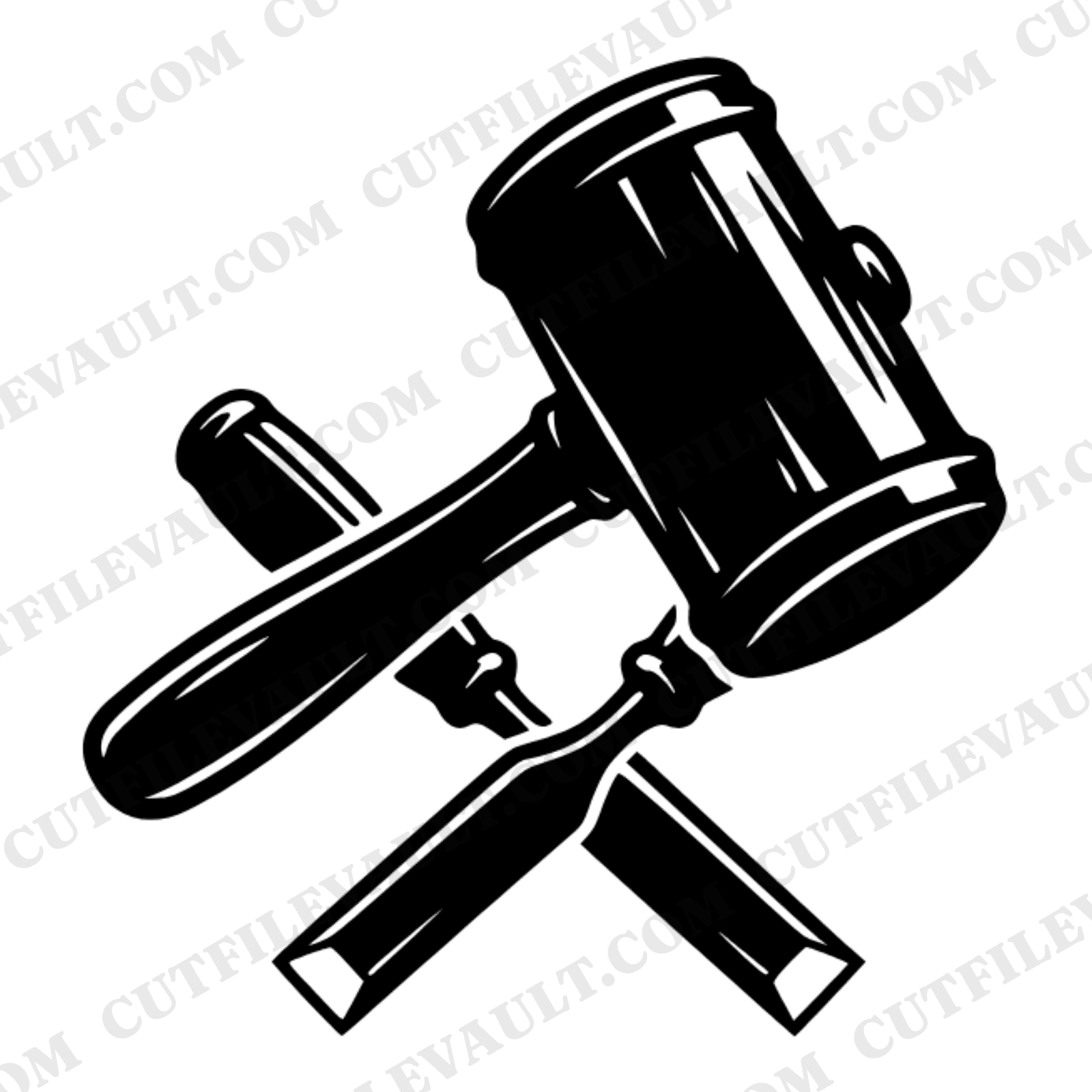 Craftsman Mallet and Chisels Wedding SVG PNG, Woodworking Tools Emblem, Union Builder Couple Decor — view 1