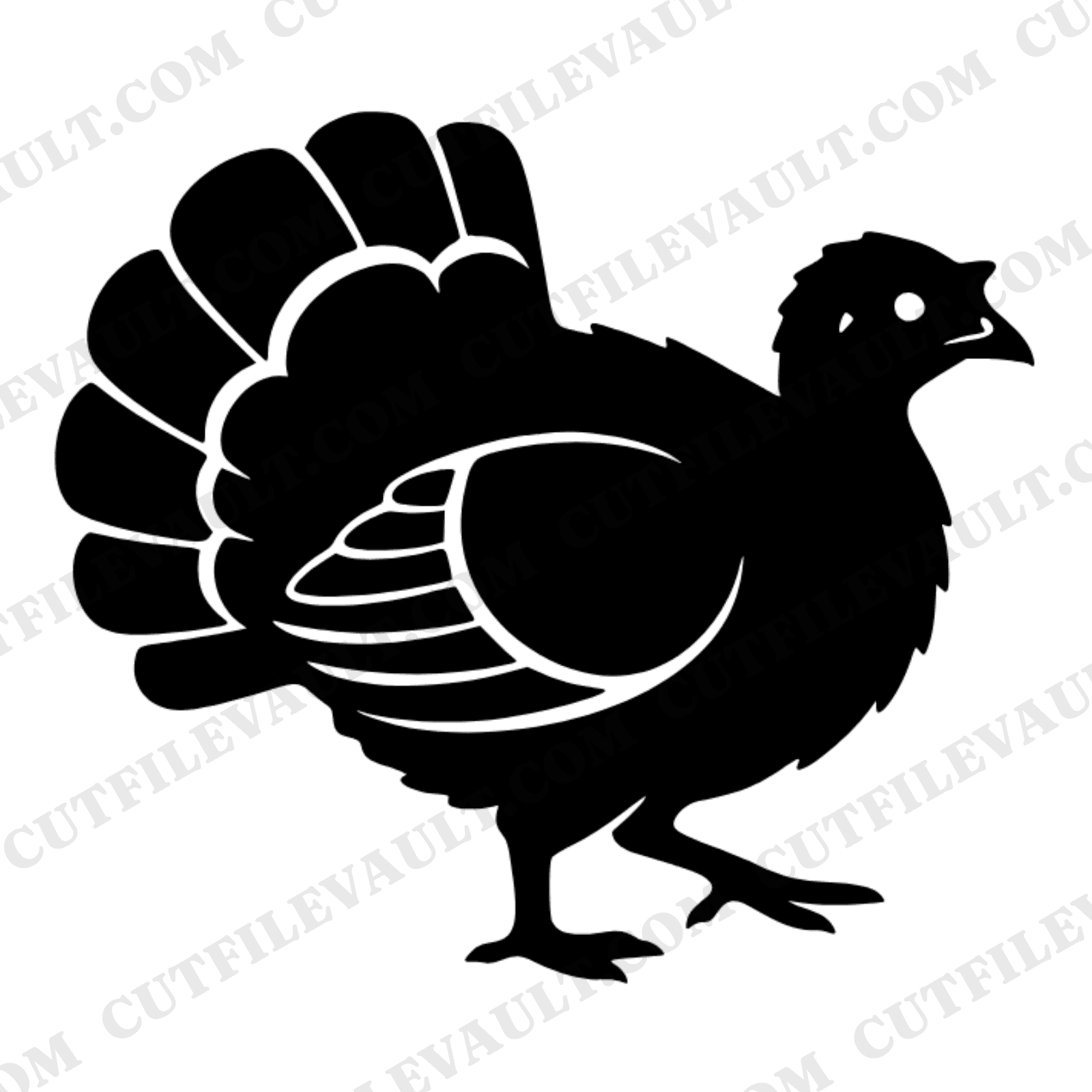 Baby Turkey SVG PNG Layered Feathers Thanksgiving Cottagecore Nursery Decor Cut File Cricut — view 1