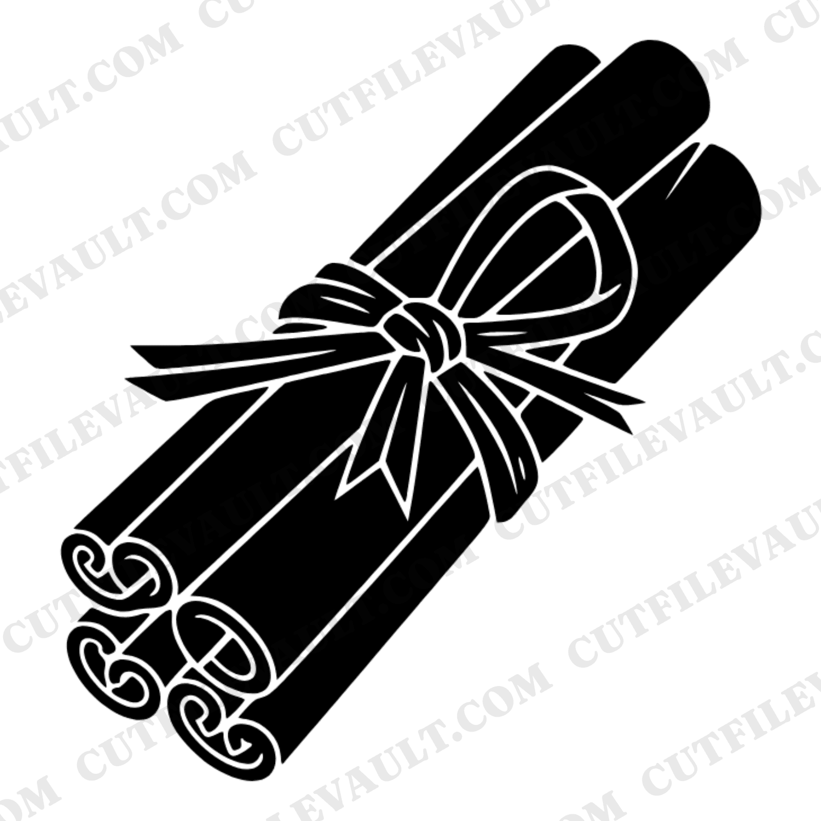 Cinnamon Sticks Bundle SVG PNG, Autumn Fall Silhouette Cut File, Pumpkin Spice Season Decor Design — view 1
