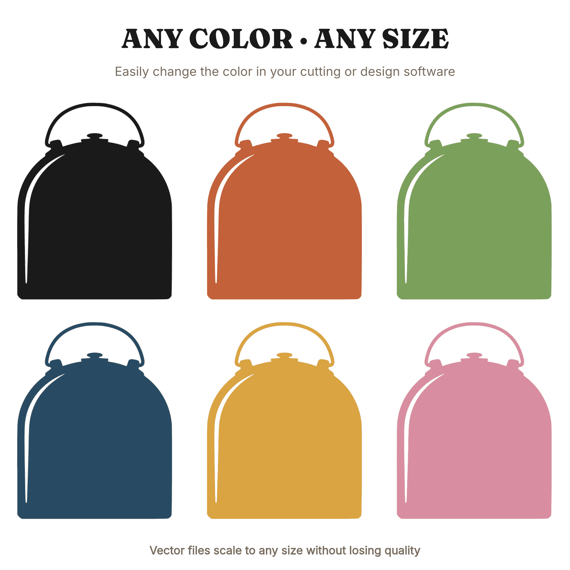 Vintage Lunchbox SVG PNG, Farmhouse Kitchen Decor Cut File, Back to School Silhouette Design — view 2