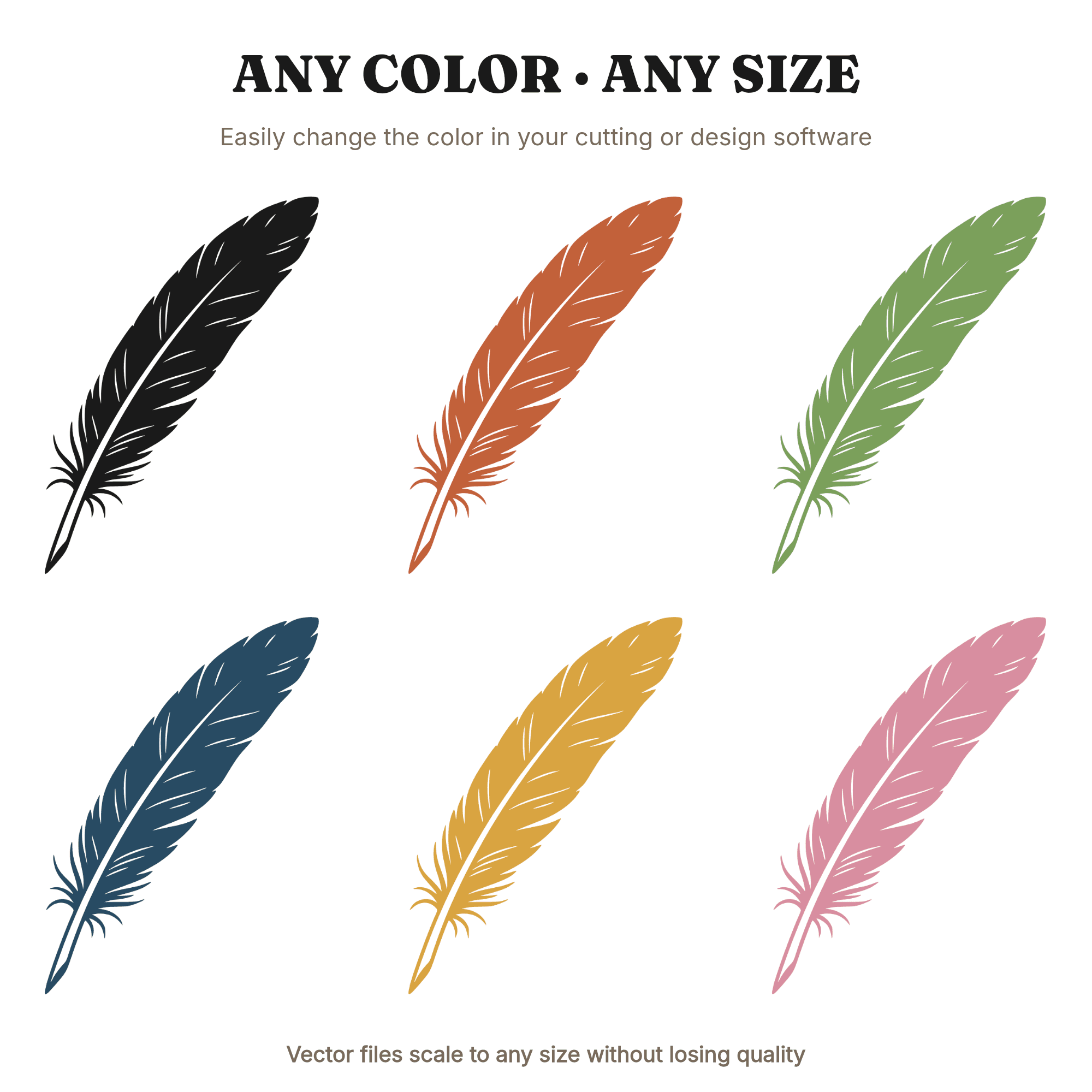 Autumn Equinox Owl Feather Quill SVG PNG, Cottagecore Floral Cut File, Mystical September 22 Design, view 2