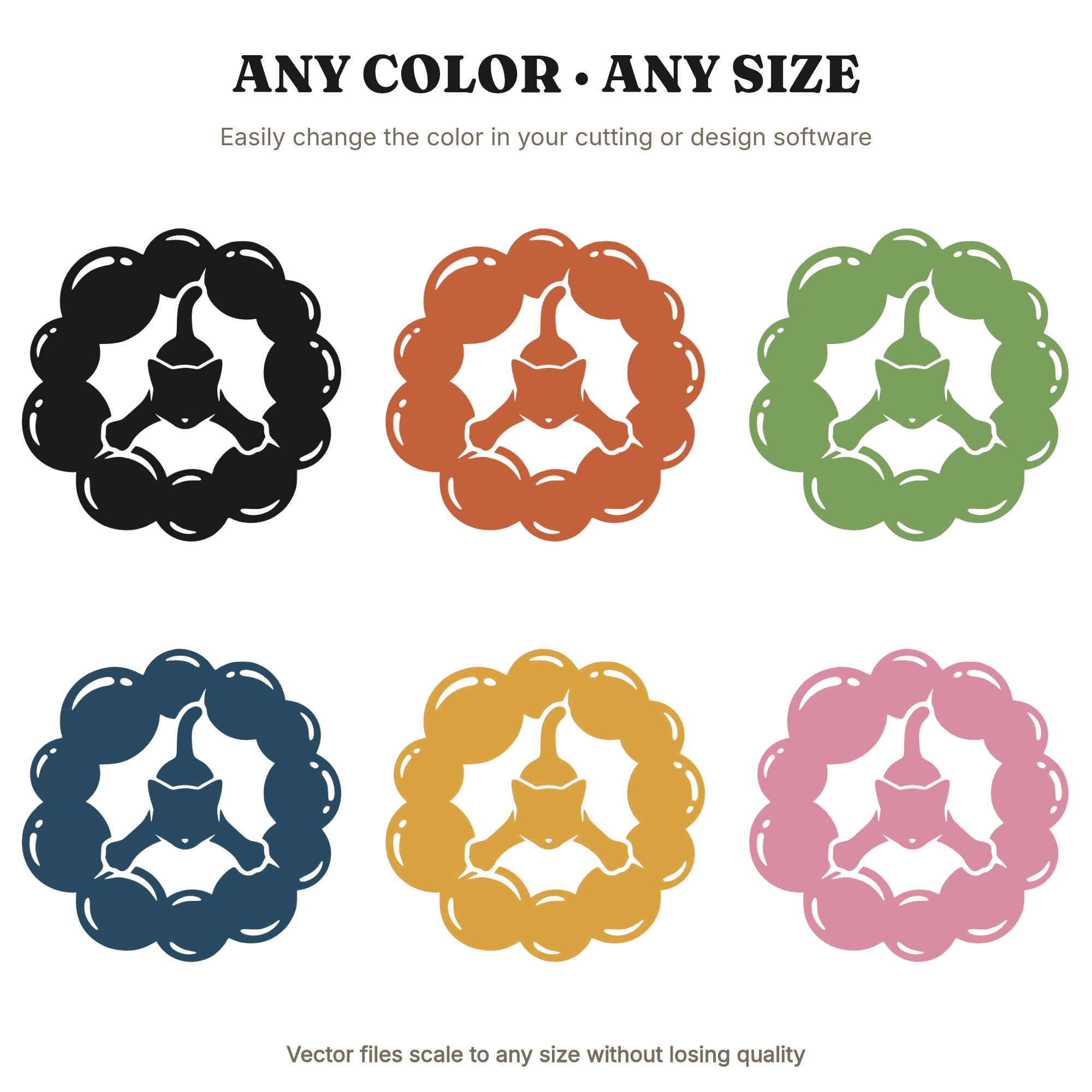 Overhead Kitten Tangled in Y2K Yarn Bubbles SVG PNG, Retro Cat Silhouette Cut File for Cricut, view 2