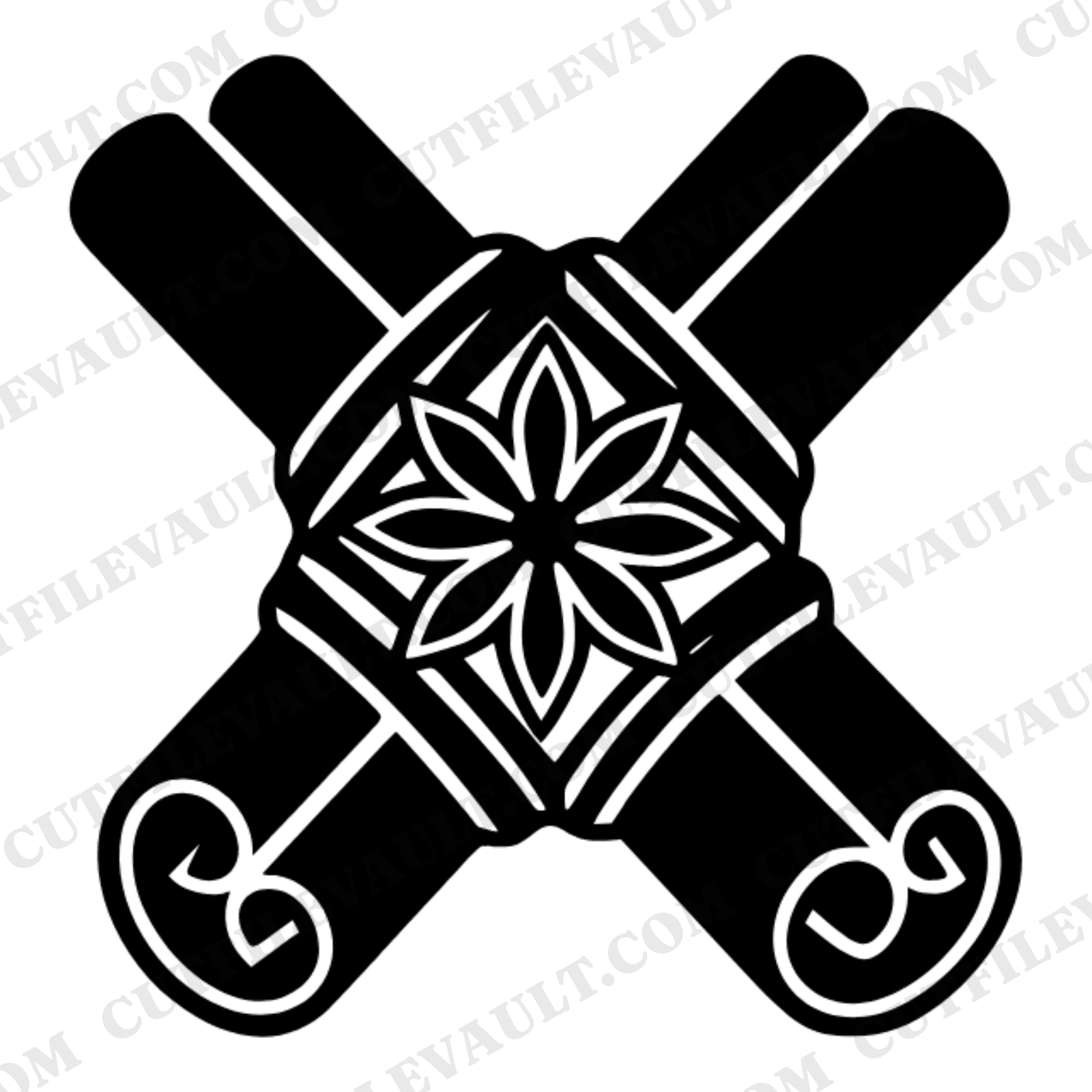 Cinnamon Sticks Star Anise SVG PNG, Autumn Spice Bundle Cut File, Fall Wall Art, Tattoo Flash Style
