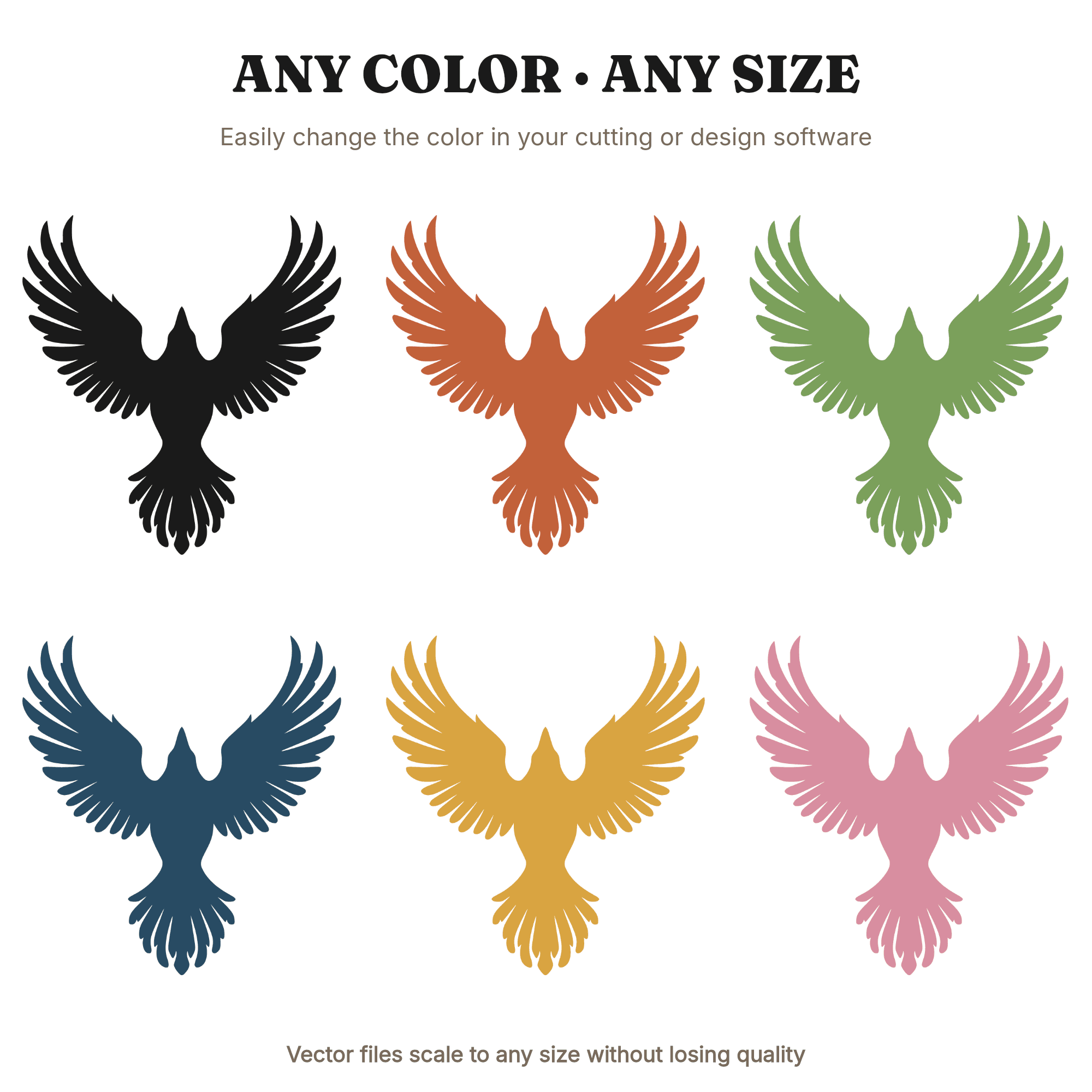 Gothic Raven Shield SVG, Heraldic Bird Silhouette PNG, Halloween Raven Wings Cut File, view 2