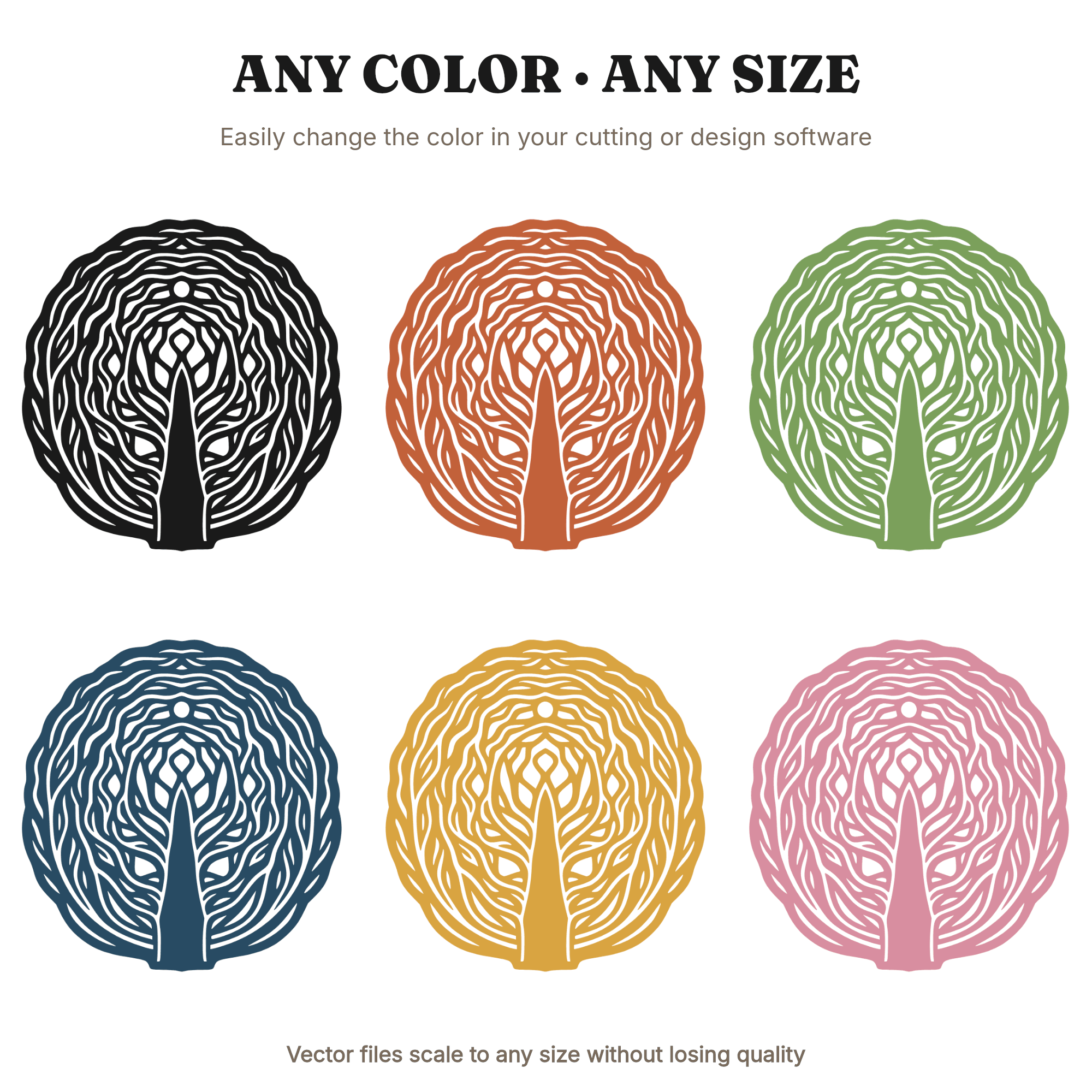 Art Deco Cabbage Cross Section SVG PNG, St Patricks Day Irish Food Kitchen Cut File Design, view 2