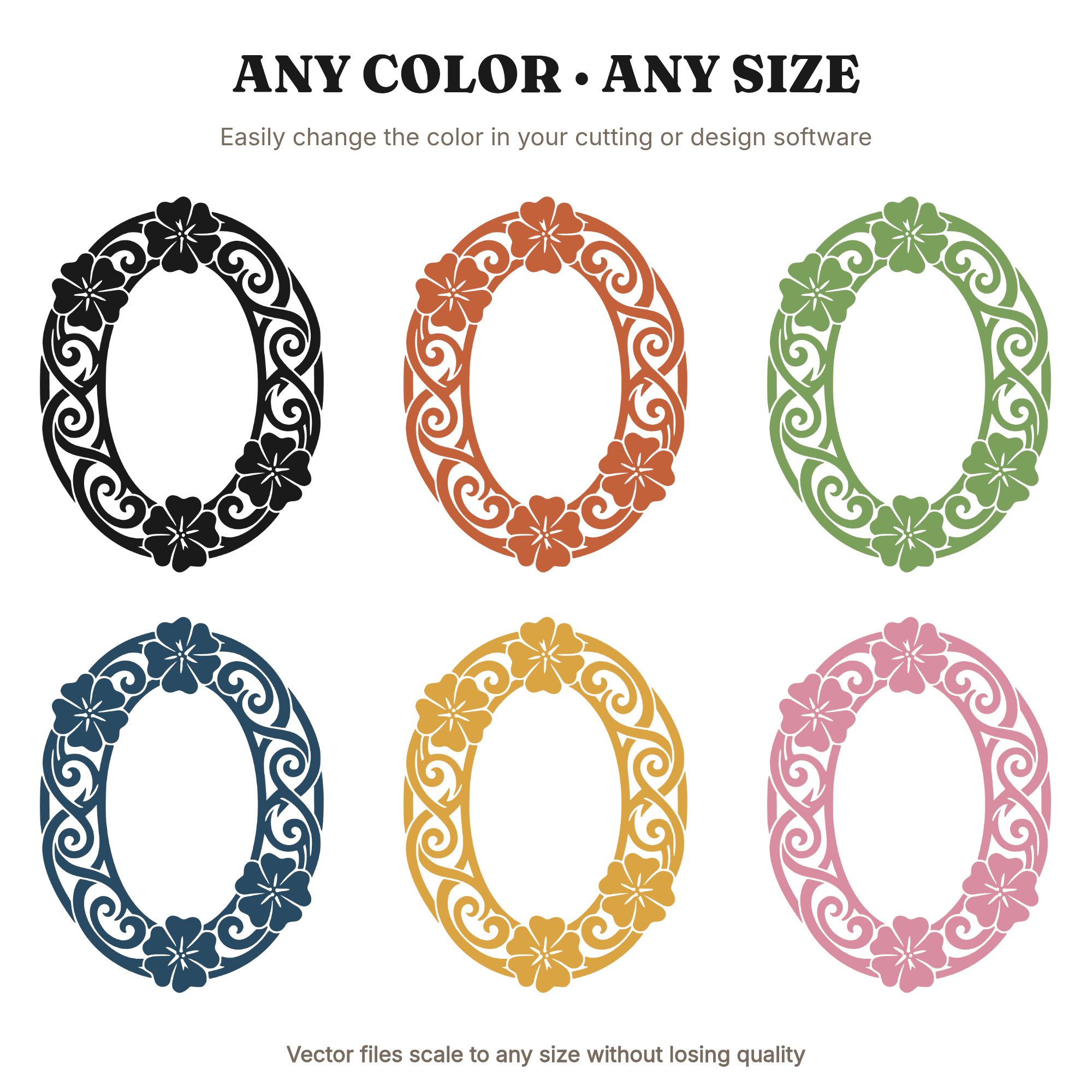 Celtic Primrose Stained Glass Oval Wreath SVG PNG, St Patrick's Day Irish Floral Cut File, view 2