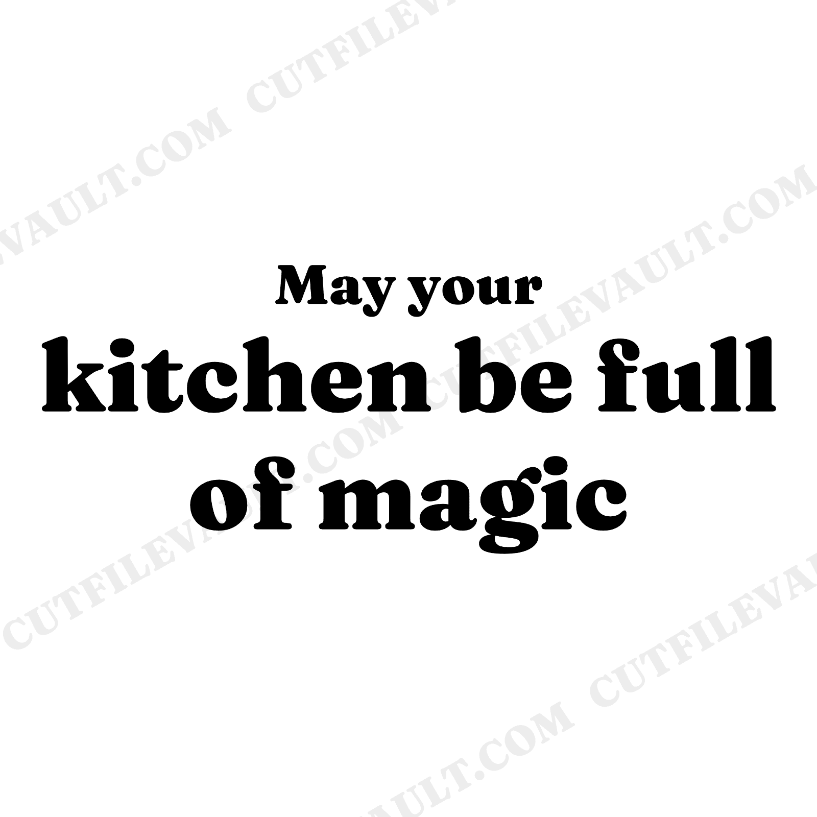 Irish Kitchen Blessing Wooden Spoon SVG PNG, St Patrick's Day Farmhouse Decor Cut File Design, view 1