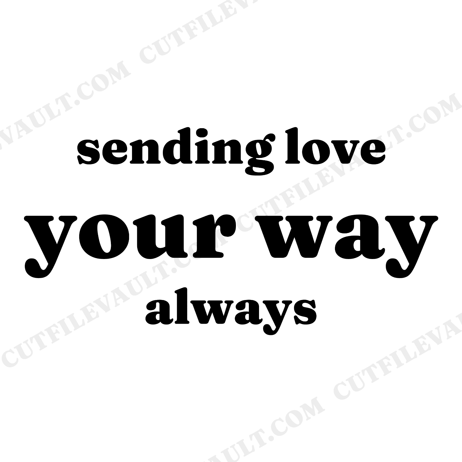 Sending Love Your Way SVG PNG Paper Airplane Valentine's Day Quote Cut File Romantic Saying, view 1