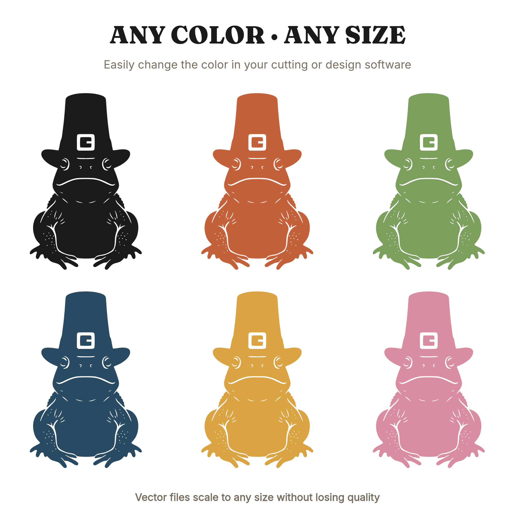 Leprechaun Toad SVG, St Patricks Day Frog Silhouette PNG, Vintage Botanical Garden Toad Cut File, view 2