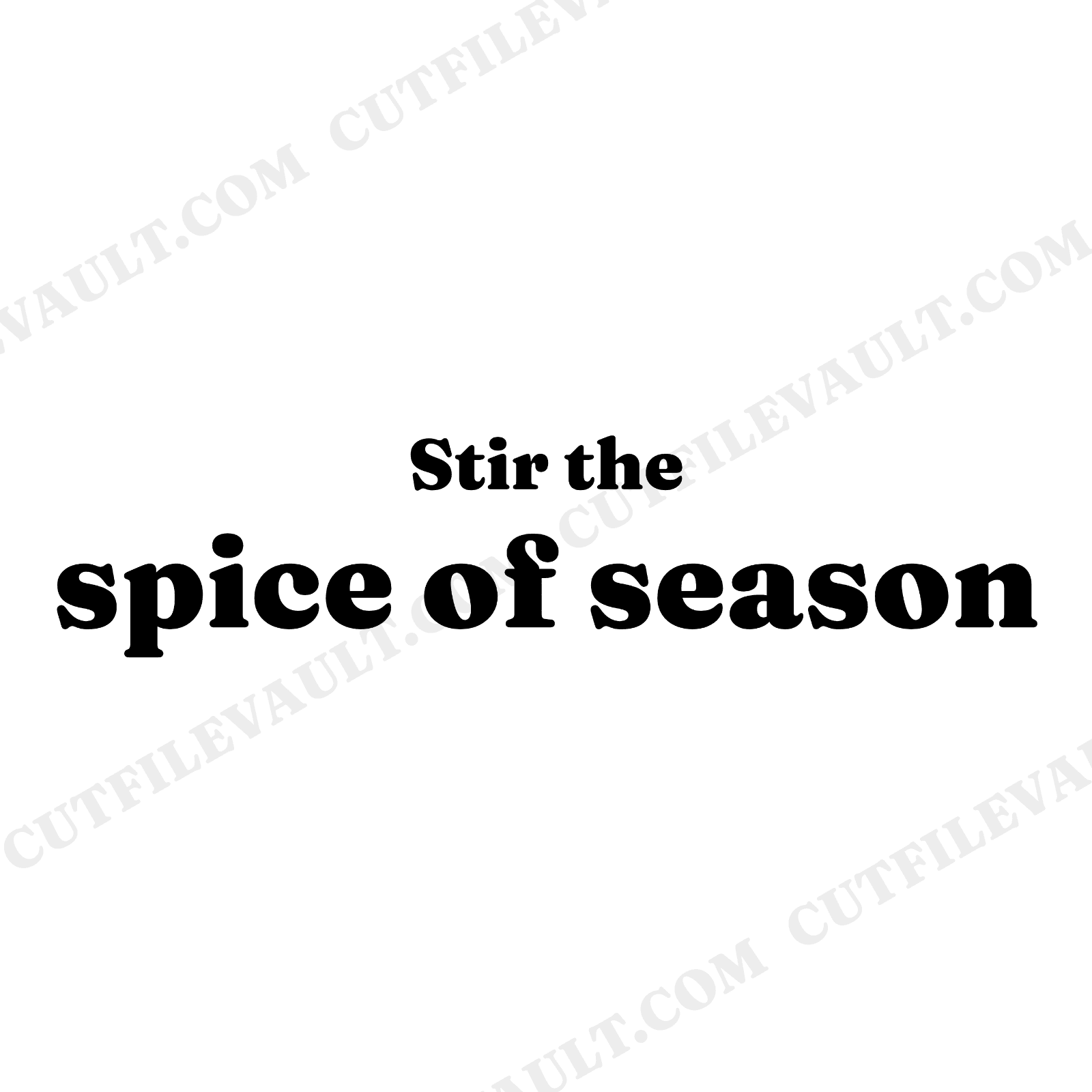 Warm Spice Season Kitchen Witch SVG PNG, Cinnamon Bundle Star Anise Evergreen Craft Quote Design, view 1