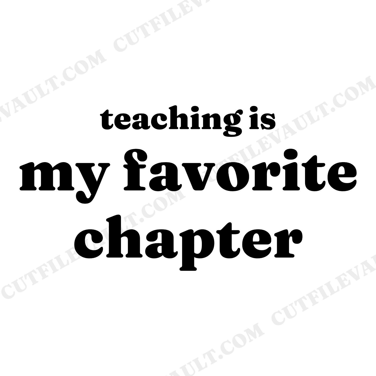 Teaching Is My Chapter Back to School SVG PNG, Teacher Book Stack Apple Cut File for Shirts, view 1