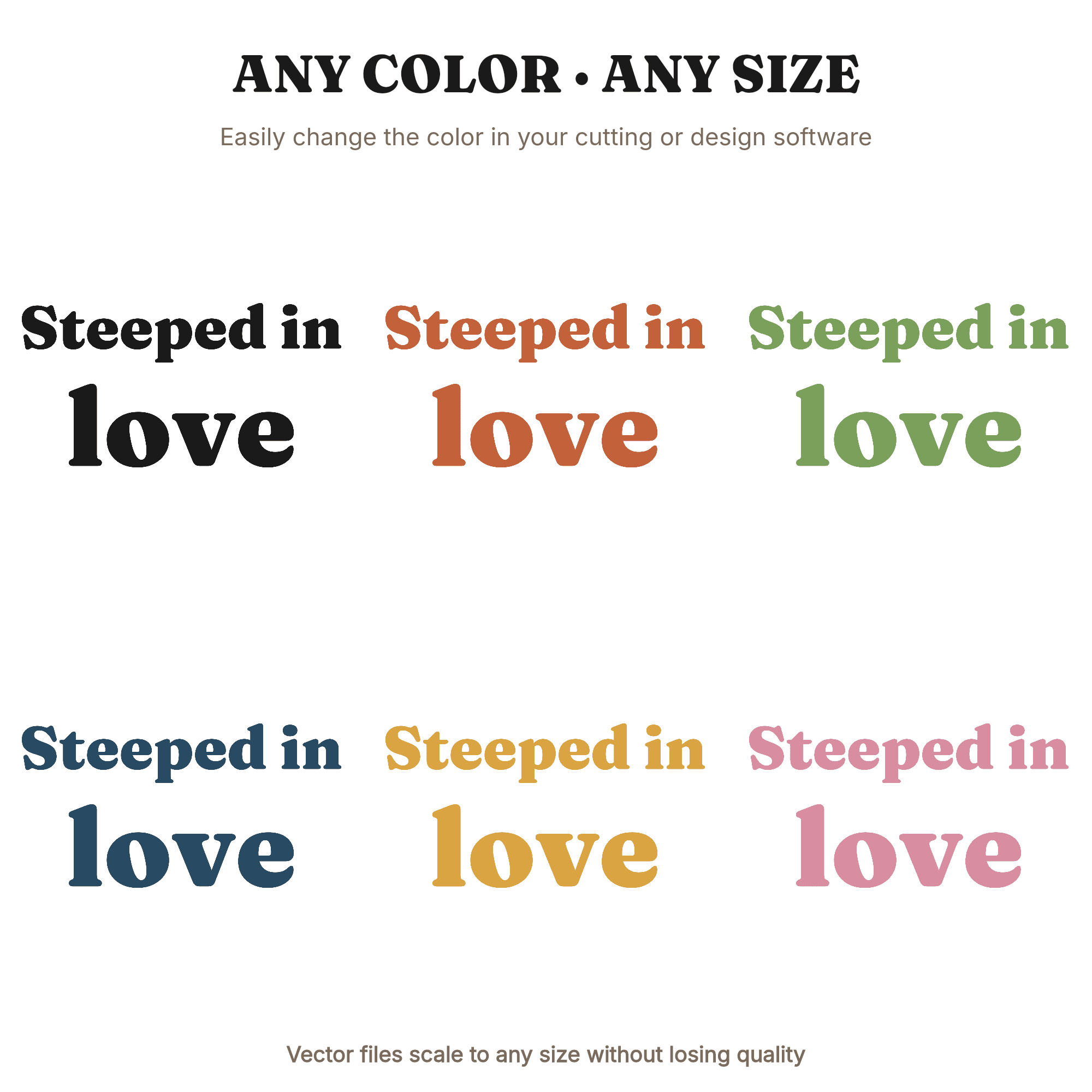Pouring Hearts Valentine Tea Love Quote SVG PNG, Romantic Teacup Heart Cut File for Cricut, view 2