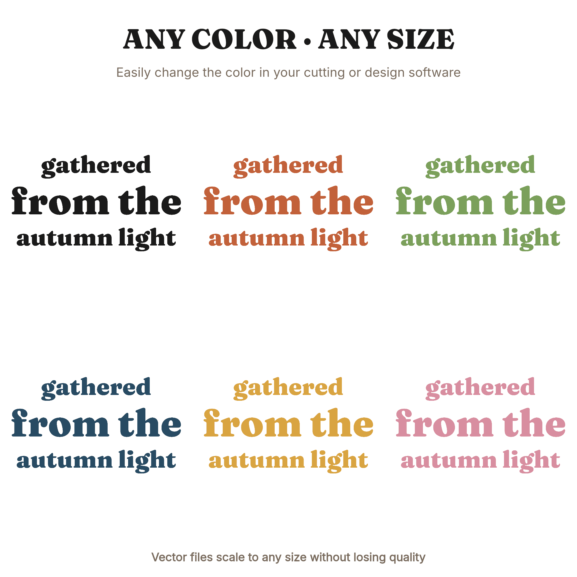 Autumn Equinox Acorn Gathering Phrase SVG PNG Fall Decor Cut File for Cricut Silhouette, view 2