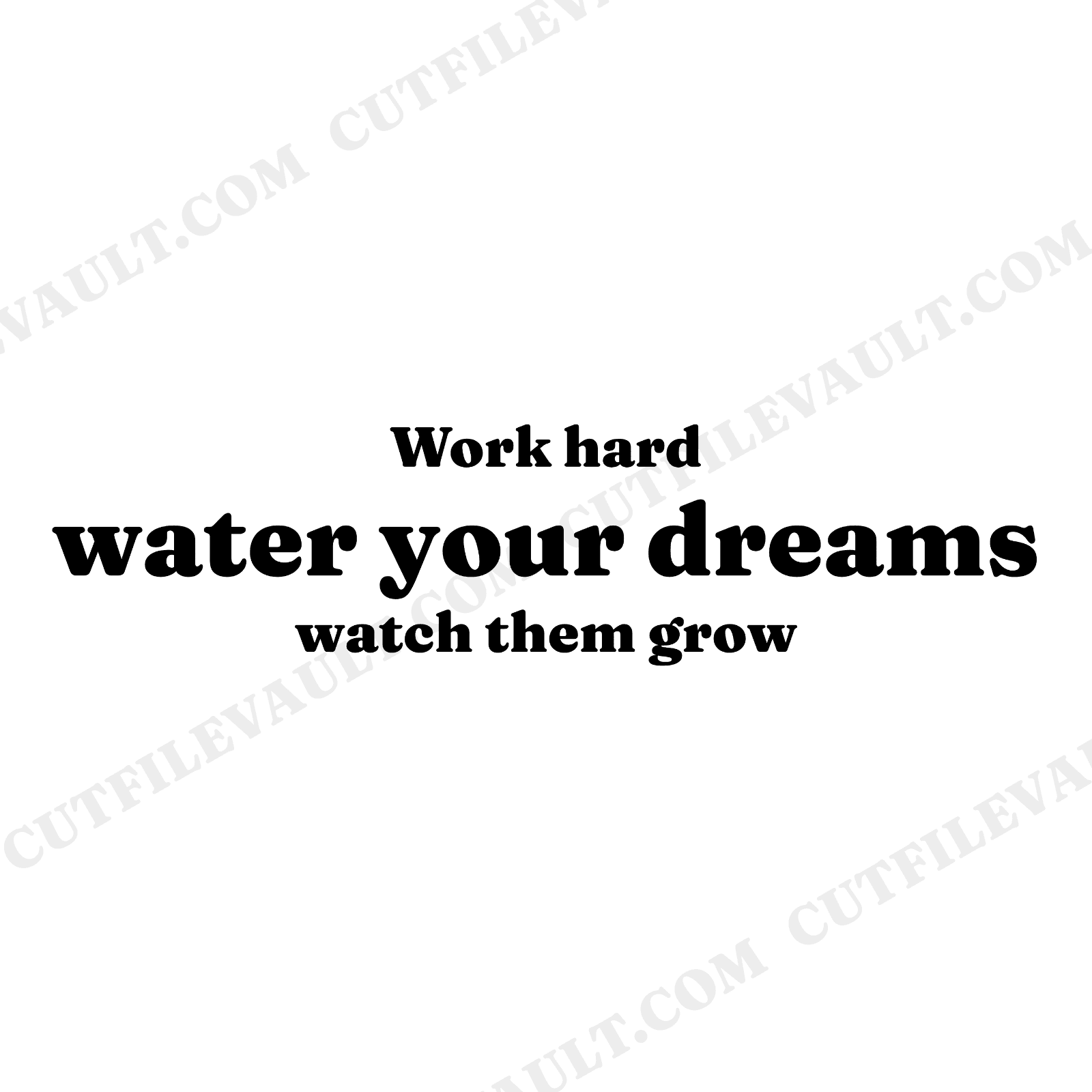 Work Hard Water Your Dreams SVG PNG, Farmhouse Garden Sign SVG, Labor Day Weekend Rustic Quote, view 1