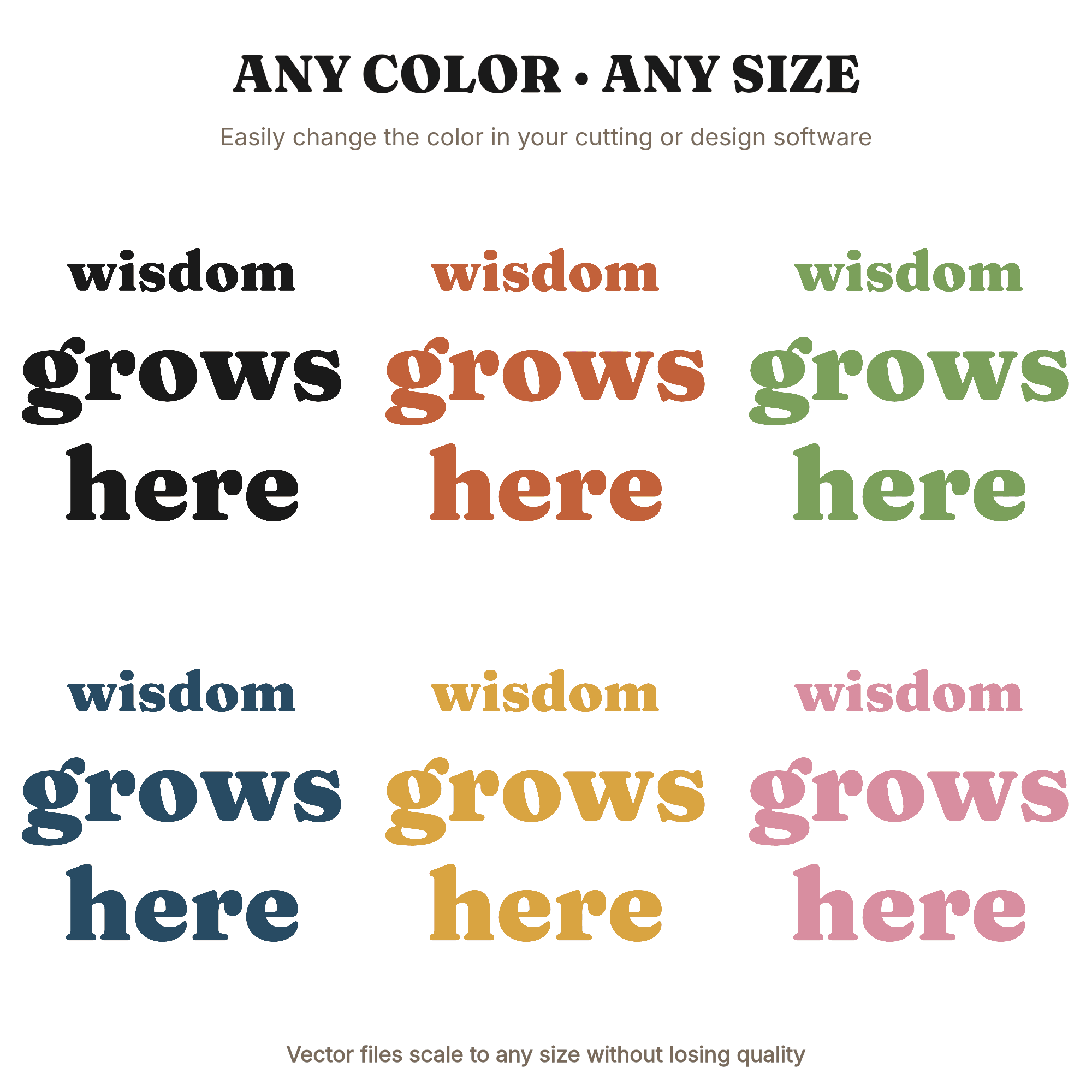 Wisdom Grows Here Steampunk Gear SVG PNG Teacher Gift Cut File for Cricut Silhouette Classroom Decor, view 2