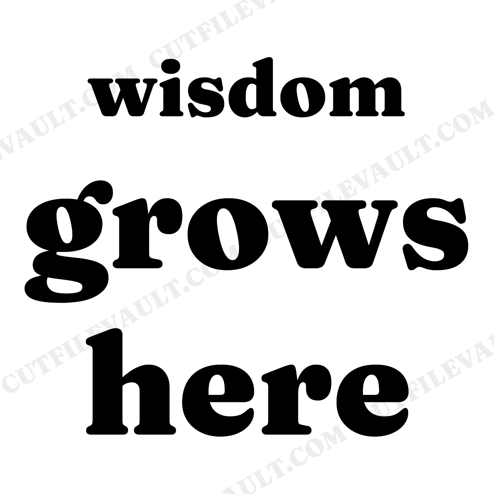 Wisdom Grows Here Steampunk Gear SVG PNG Teacher Gift Cut File for Cricut Silhouette Classroom Decor, view 1