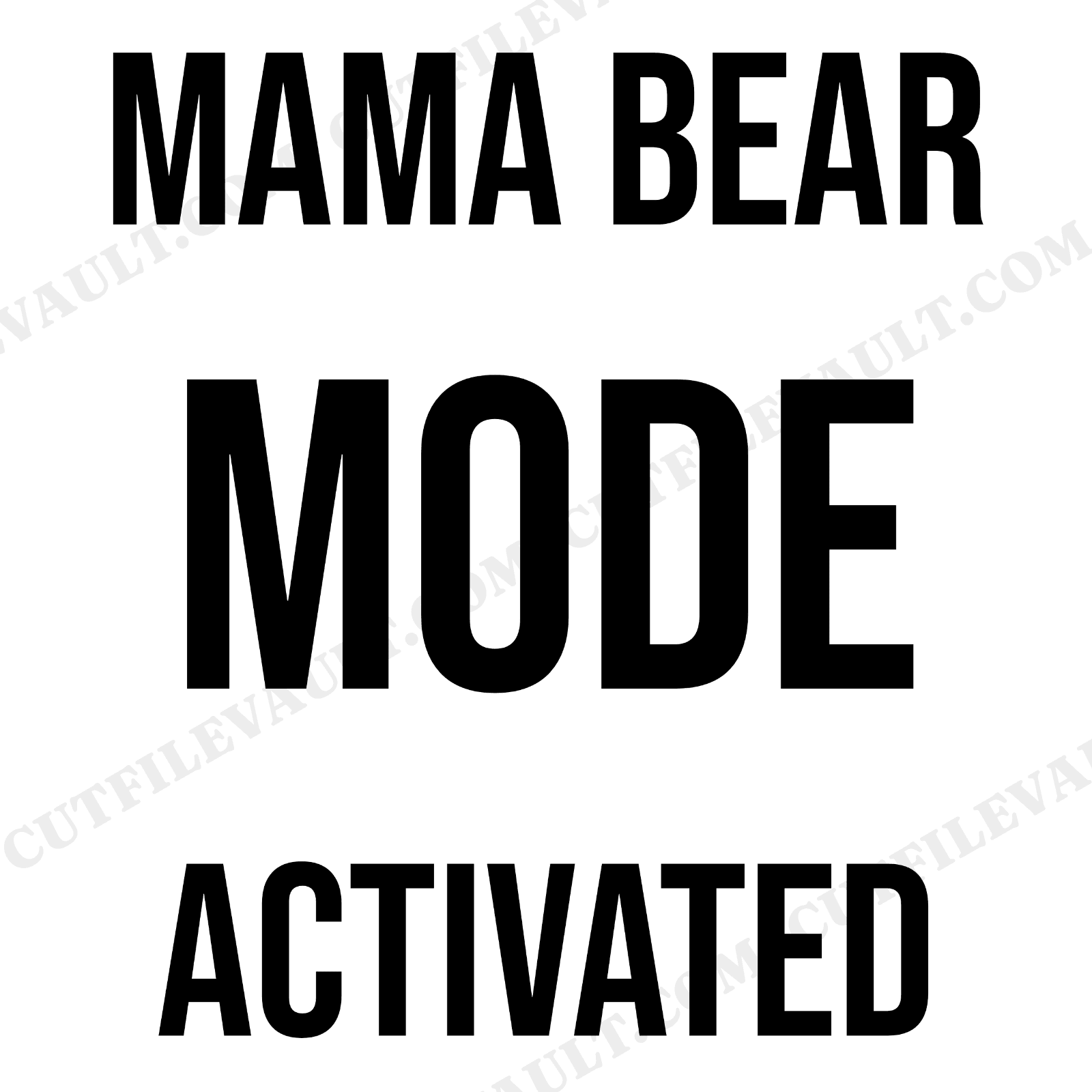 Fierce Mama Bear SVG PNG, Protective Mom Halloween Family Costume Shirt Design Cut File, view 1