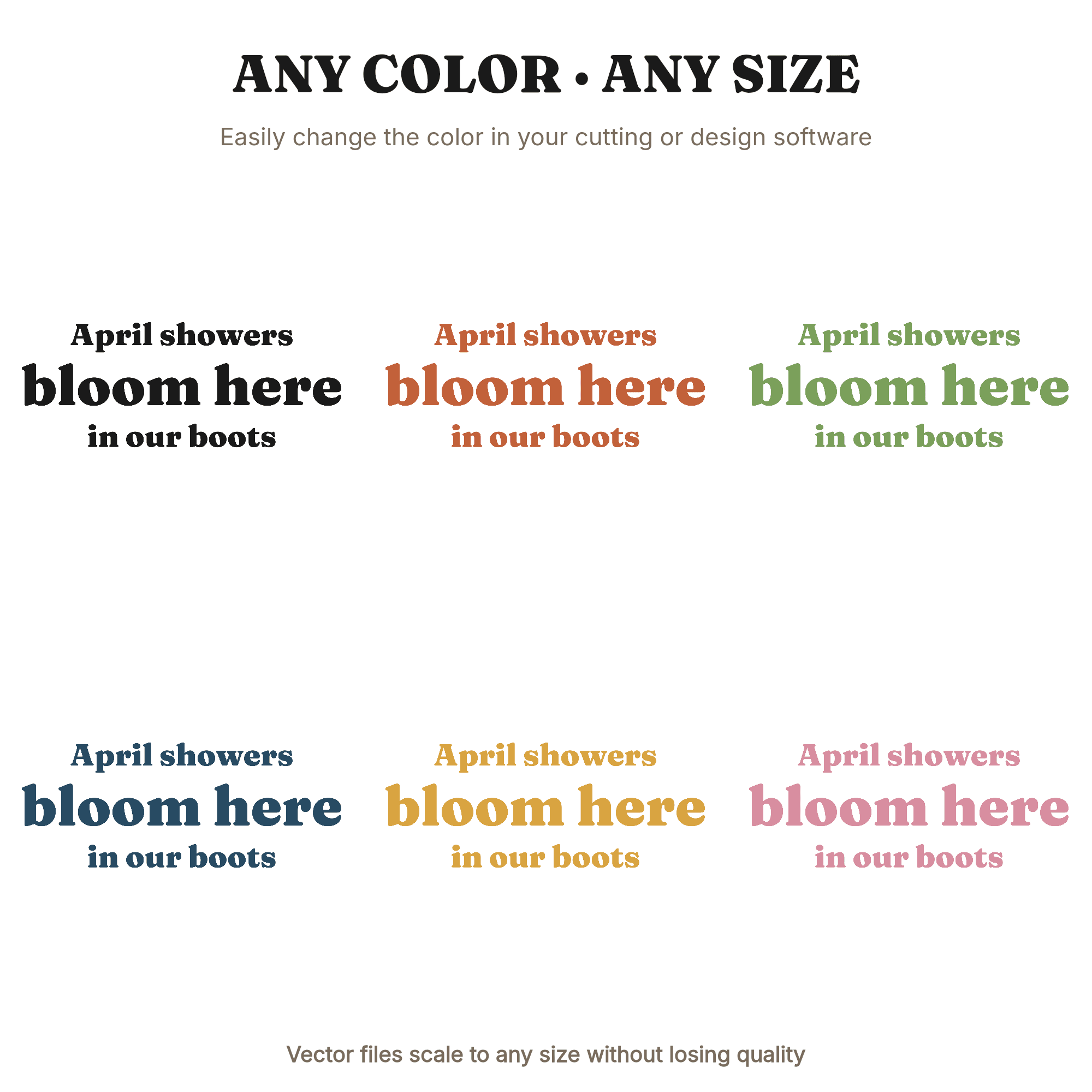 Spring Rain Boots Easter Floral Welcome Sign SVG PNG, Easter Door Decor Cut File for Cricut, view 2