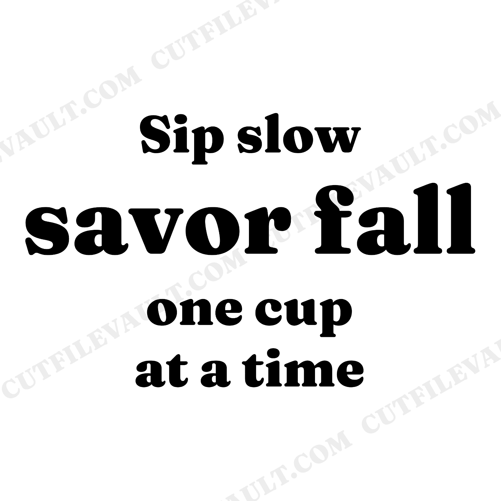 Autumn Coffee Circle Kitchen Sign SVG PNG, Hand Lettered Coffee Bar Decor Cut File for Cricut, view 1