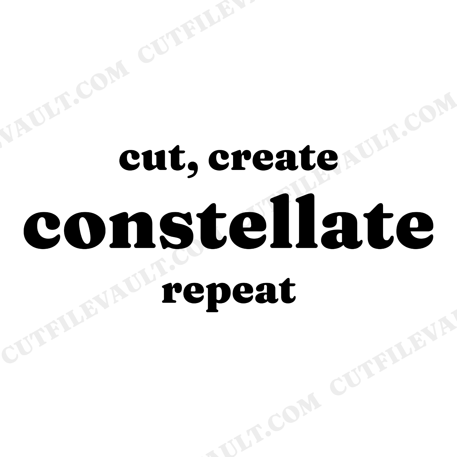 Cut Create Constellate SVG PNG Craft Room Decor Teacher Scissors Constellation Design Cut File, view 1