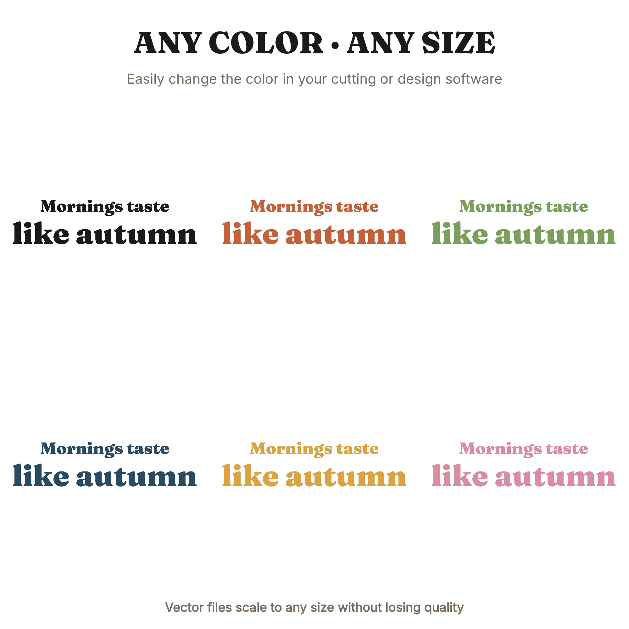 Pumpkin Spice Season SVG, Fall Coffee Mug Quote PNG, Autumn Hand Lettered Design Cut File, view 2