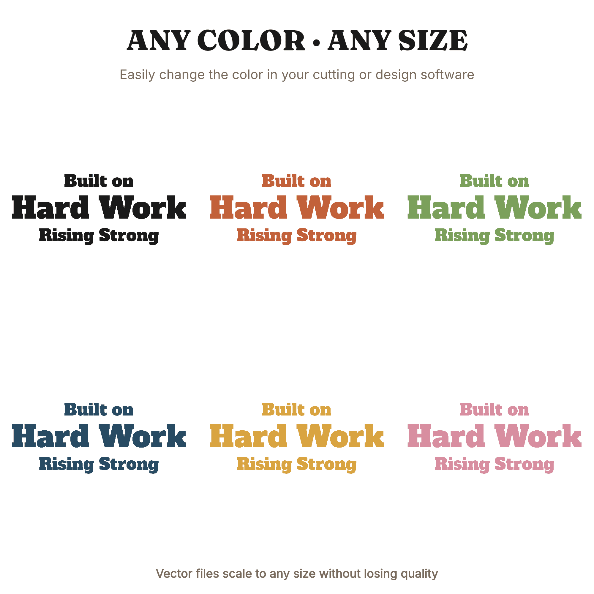 Built on Hard Work Labor Day Crystal SVG PNG, Motivational Quote Decal, Geometric Achievement Design, view 2