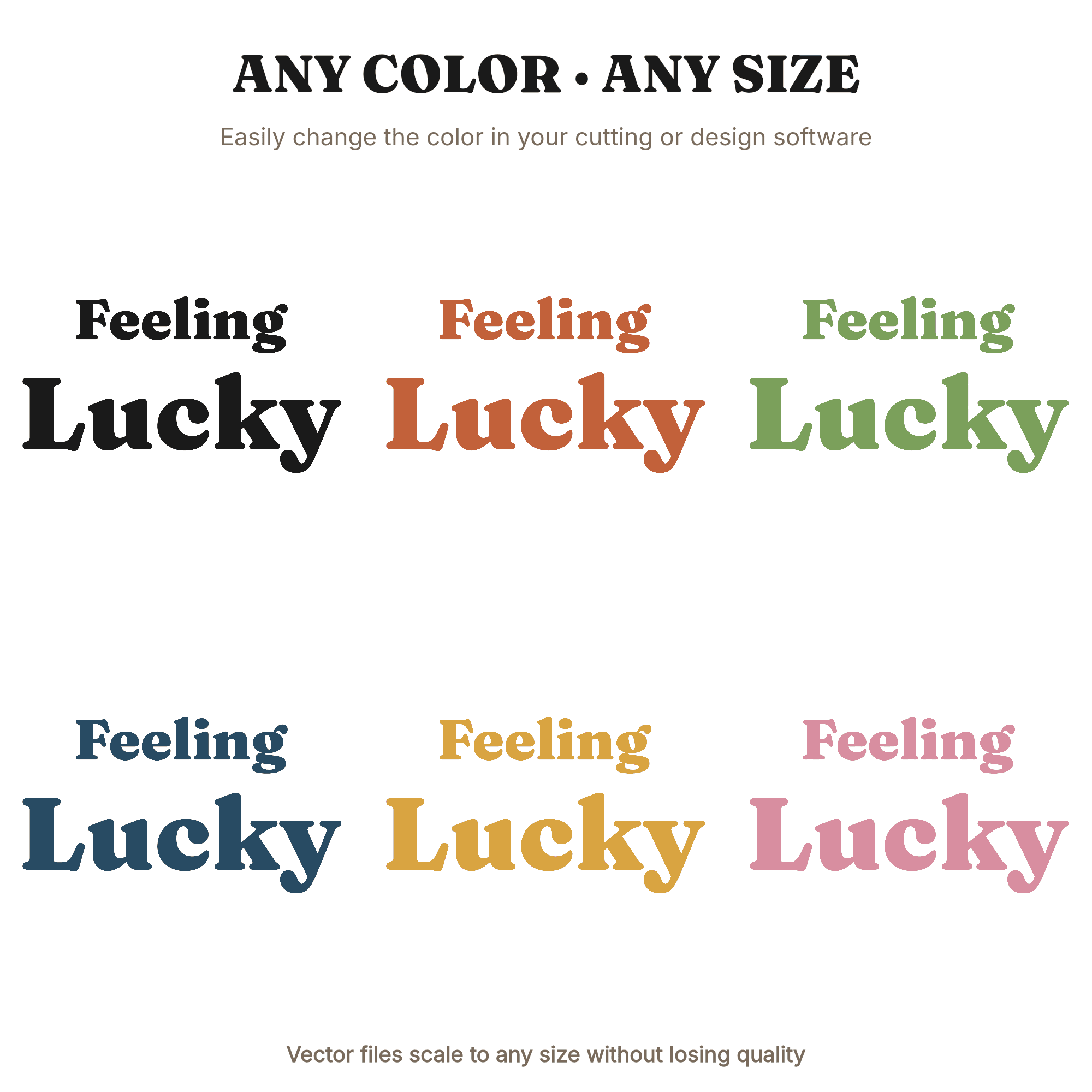 Feeling Lucky SVG PNG Vintage St Patricks Day Emblem Wax Seal Hand Lettered Irish Cut File, view 2