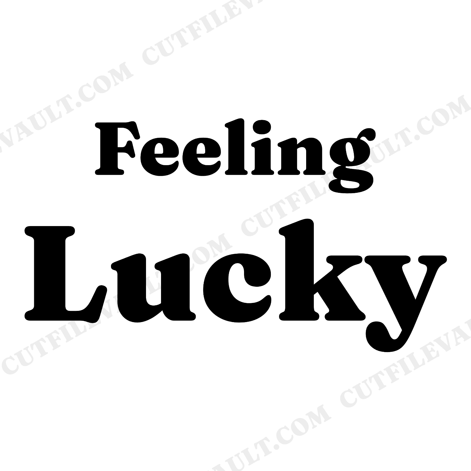 Feeling Lucky SVG PNG Vintage St Patricks Day Emblem Wax Seal Hand Lettered Irish Cut File, view 1