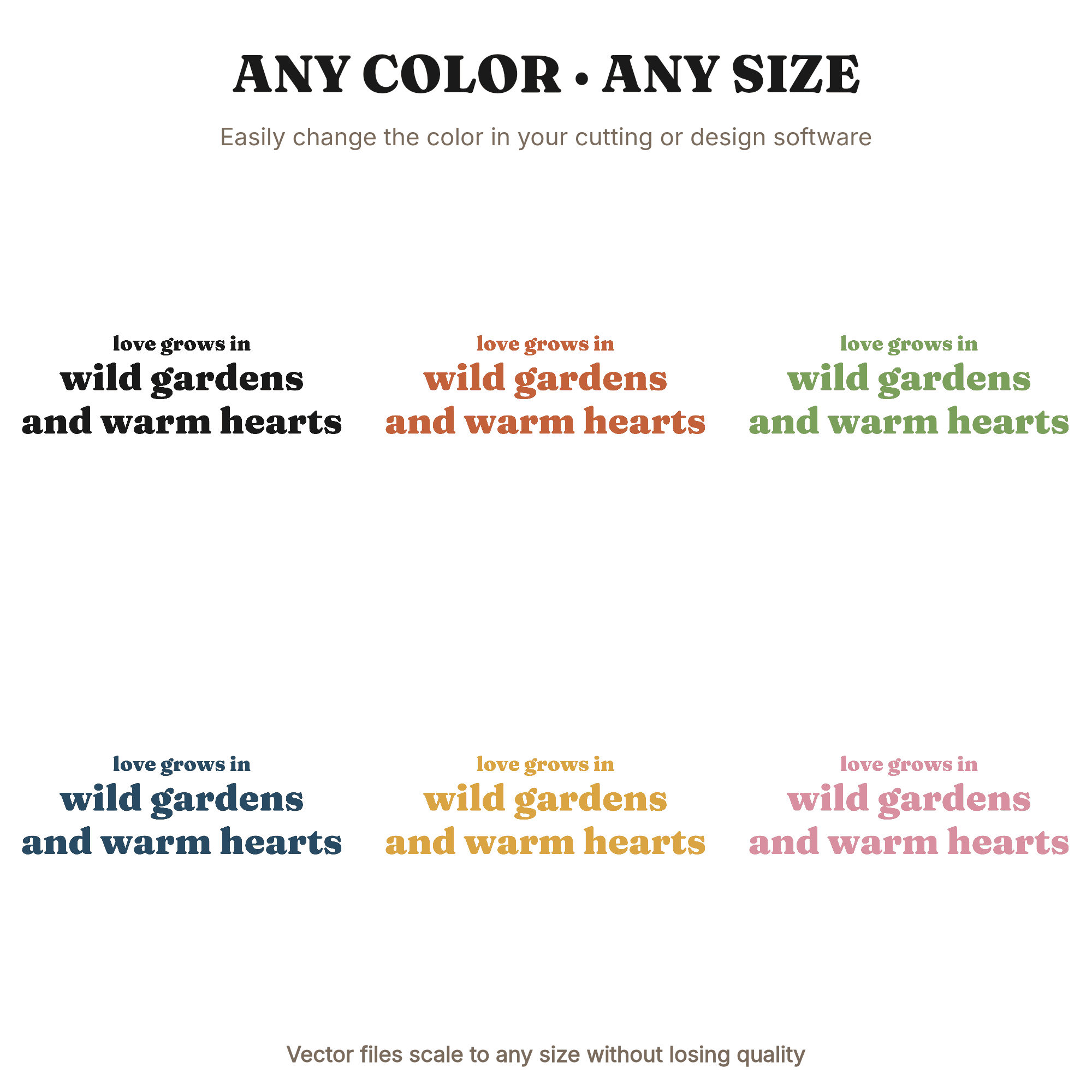 Love Grows Here Kitchen Witch Botanical Valentine SVG PNG Cut File Herb Garden Sign, view 2