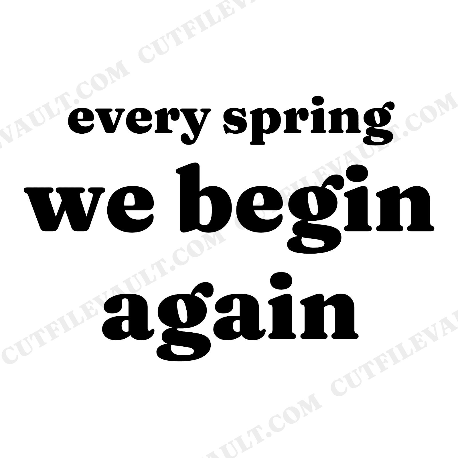 Easter Lily New Life SVG, Mid Century Modern Hand Lettered Spring Flower Cut File PNG, view 1