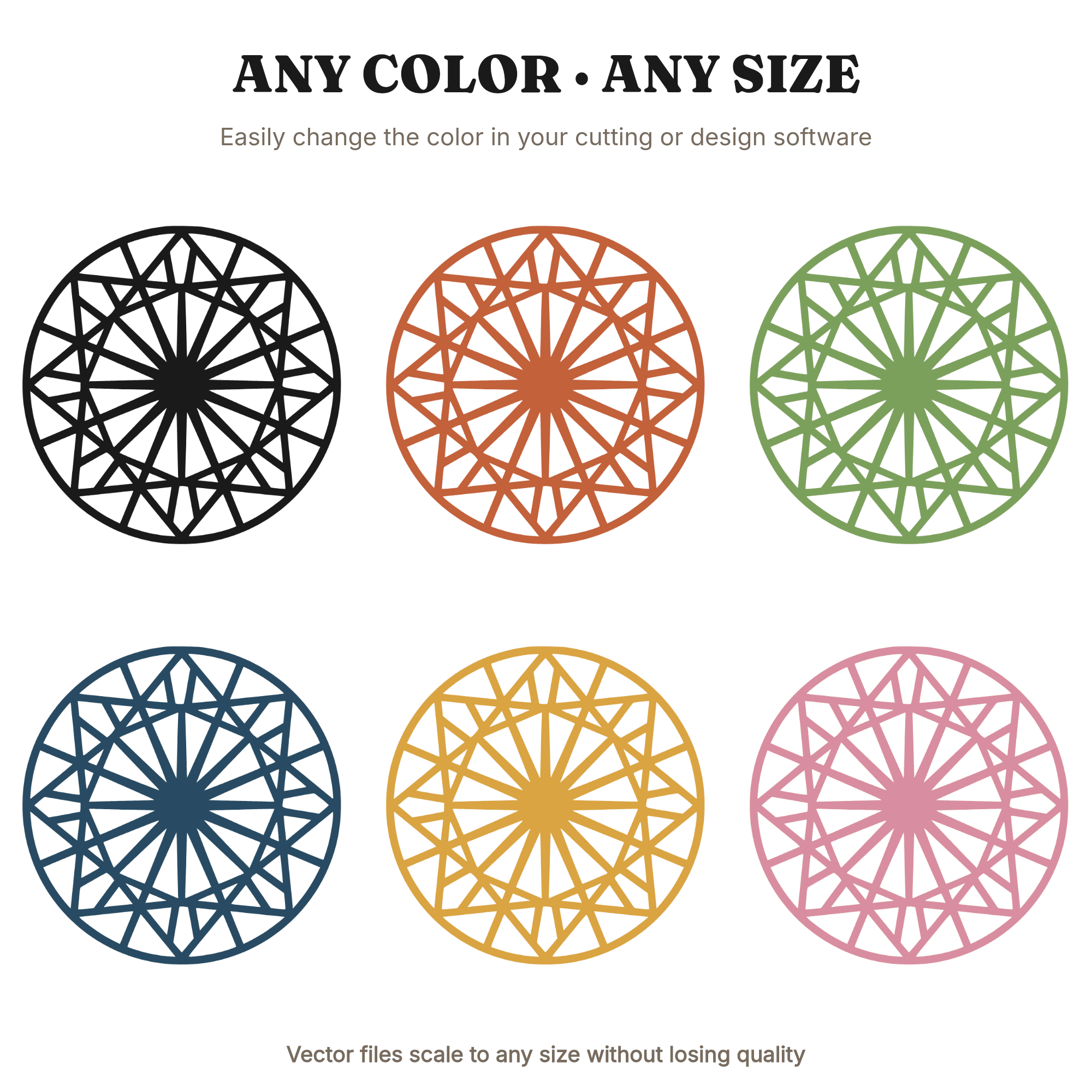 Brilliant Cut Diamond Stained Glass SVG PNG, Boho Gemstone Crystal Silhouette Cut File, view 2
