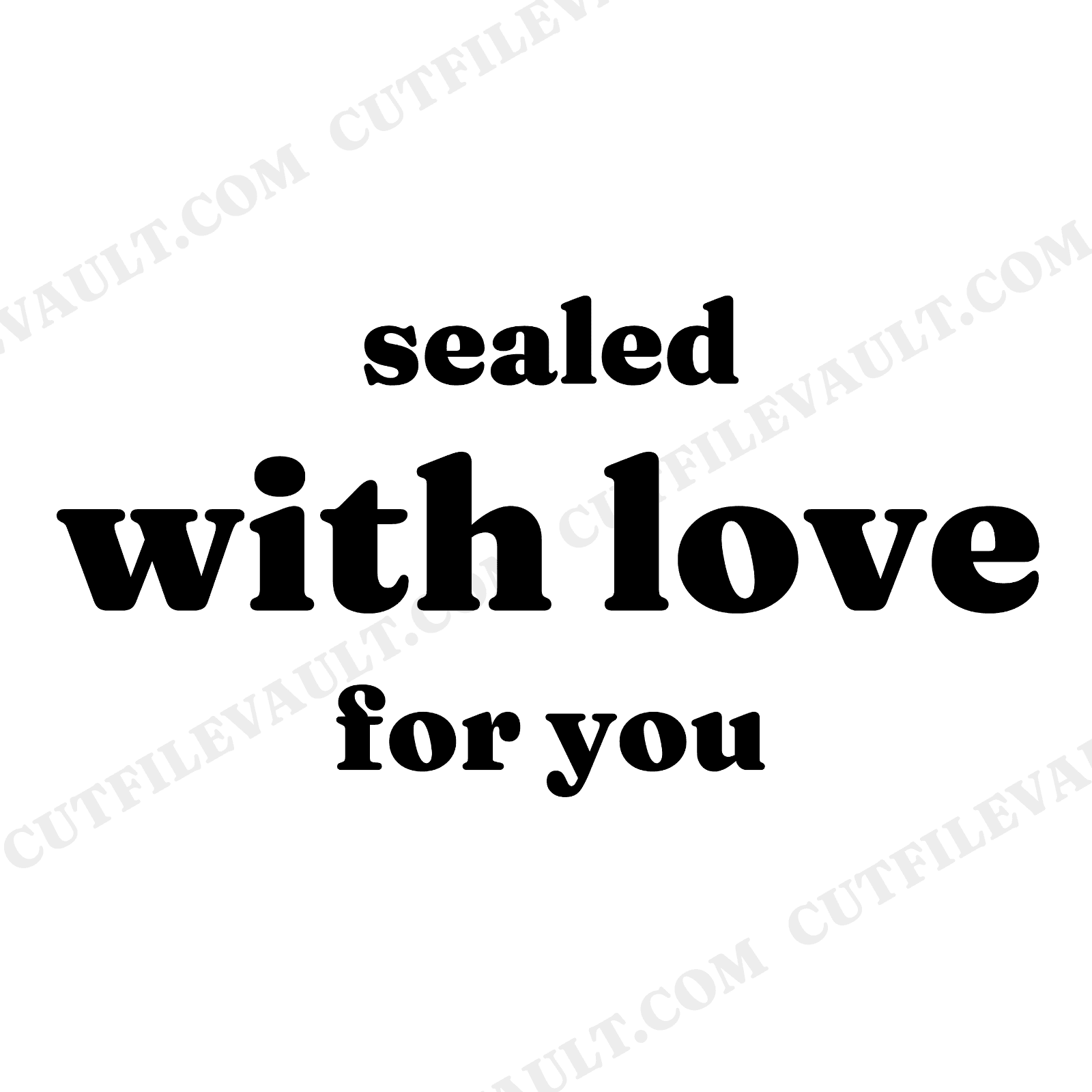Sealed With Love Envelope SVG PNG, Valentine's Day Love Letter Cut File, Romantic Heart Design, view 1