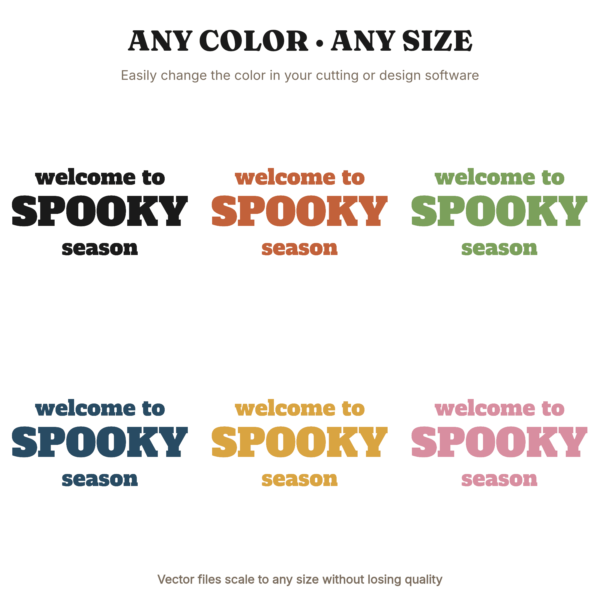 Spooky Season SVG PNG Dripping Halloween Welcome Sign Cut File Hand Lettered Ooze Slime Design, view 2