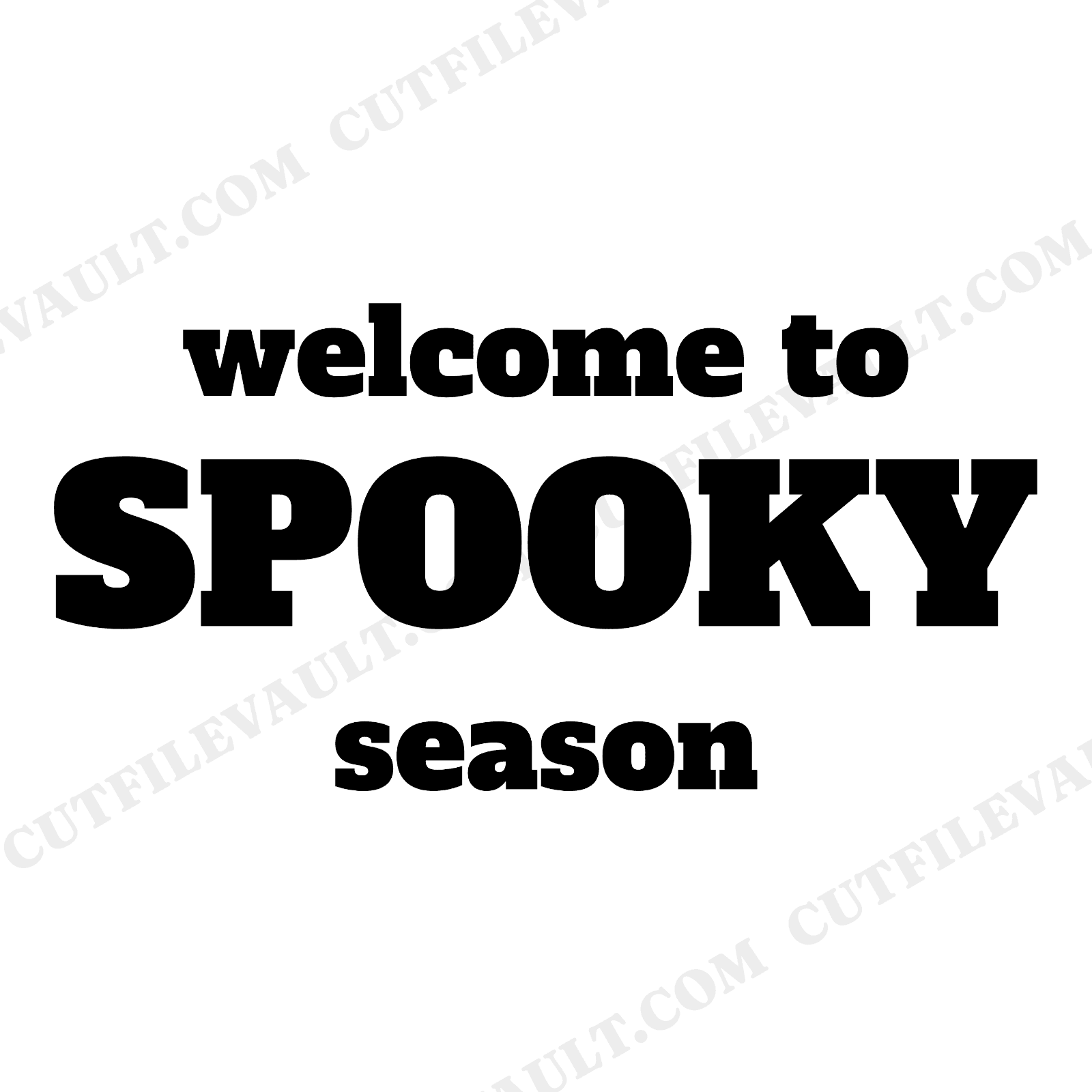 Spooky Season SVG PNG Dripping Halloween Welcome Sign Cut File Hand Lettered Ooze Slime Design, view 1