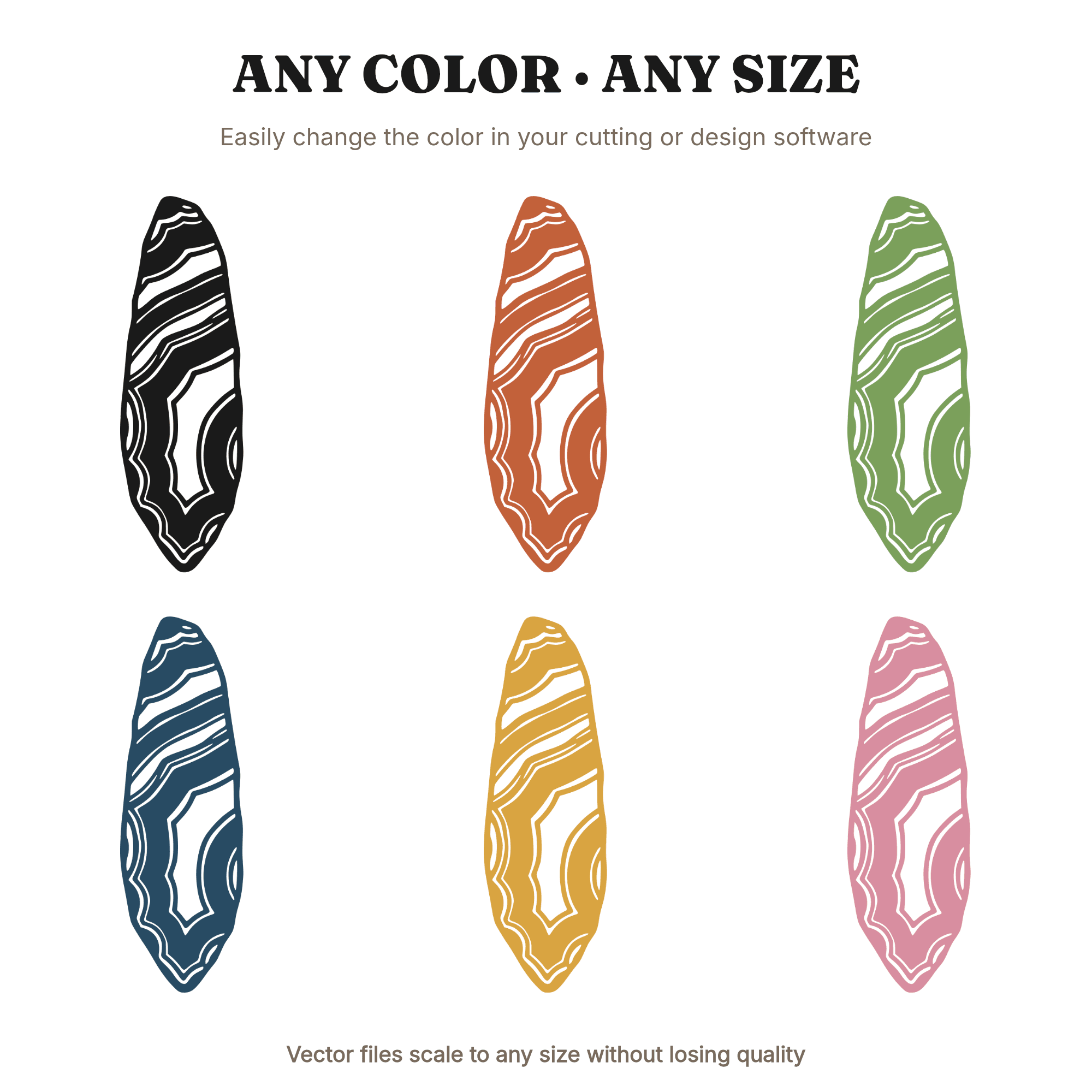 Geode Bookmark SVG, Crystal Slice Bookmark PNG, Layered Geode Cut File, Cottagecore Floral Design, view 2